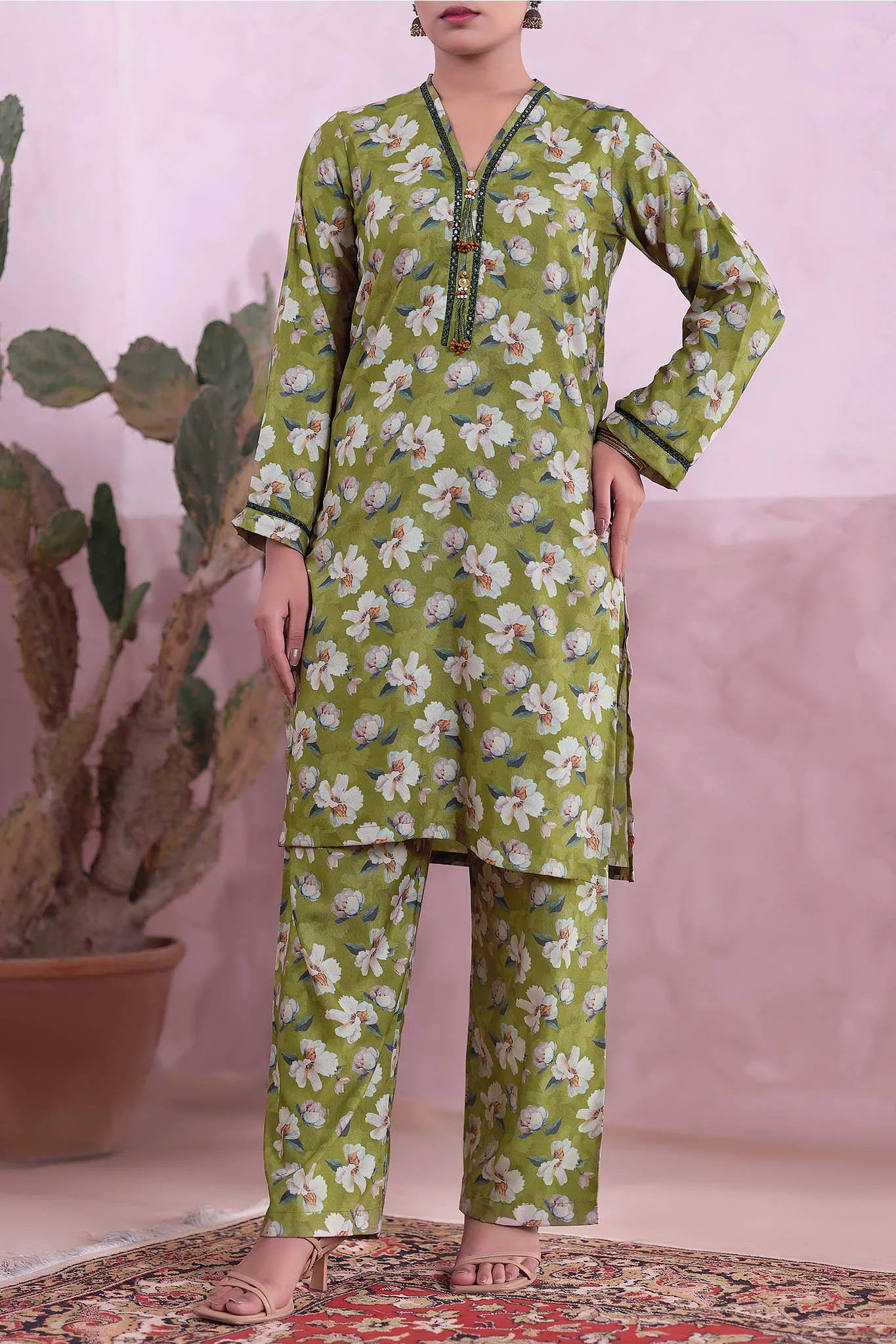 Khaas By Aizal Stitched 2 Piece Printed Ayudia Suit-AKA-04