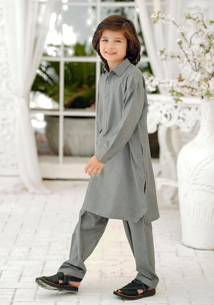 Ochre Clothing Khaddar Boys Kurta Shalwar - Image 3