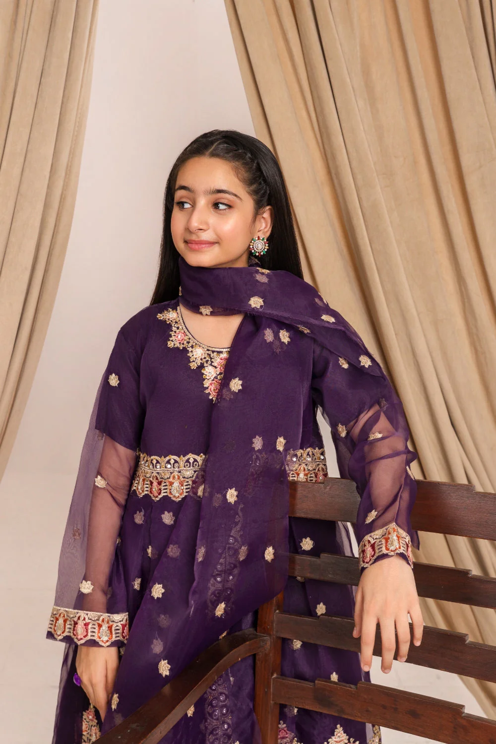 Khayat Stitched 3 Piece Festive Formals Suit-Royelle - Image 4