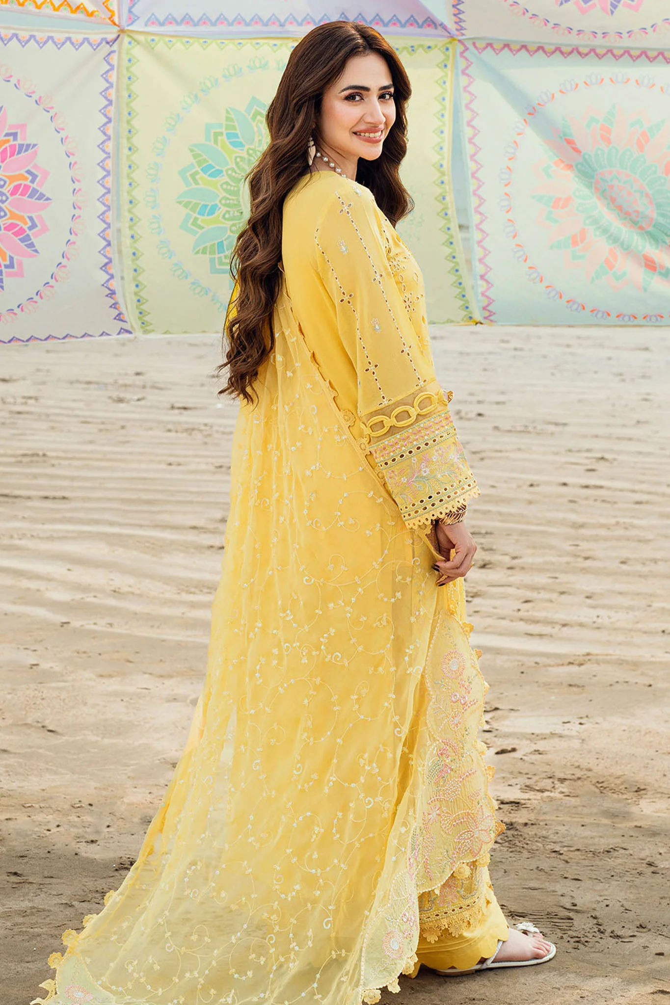 Khuwab By Nureh Unstitched 3 Piece Emb Swiss Voil Lawn Collection-NE-144 - Image 3