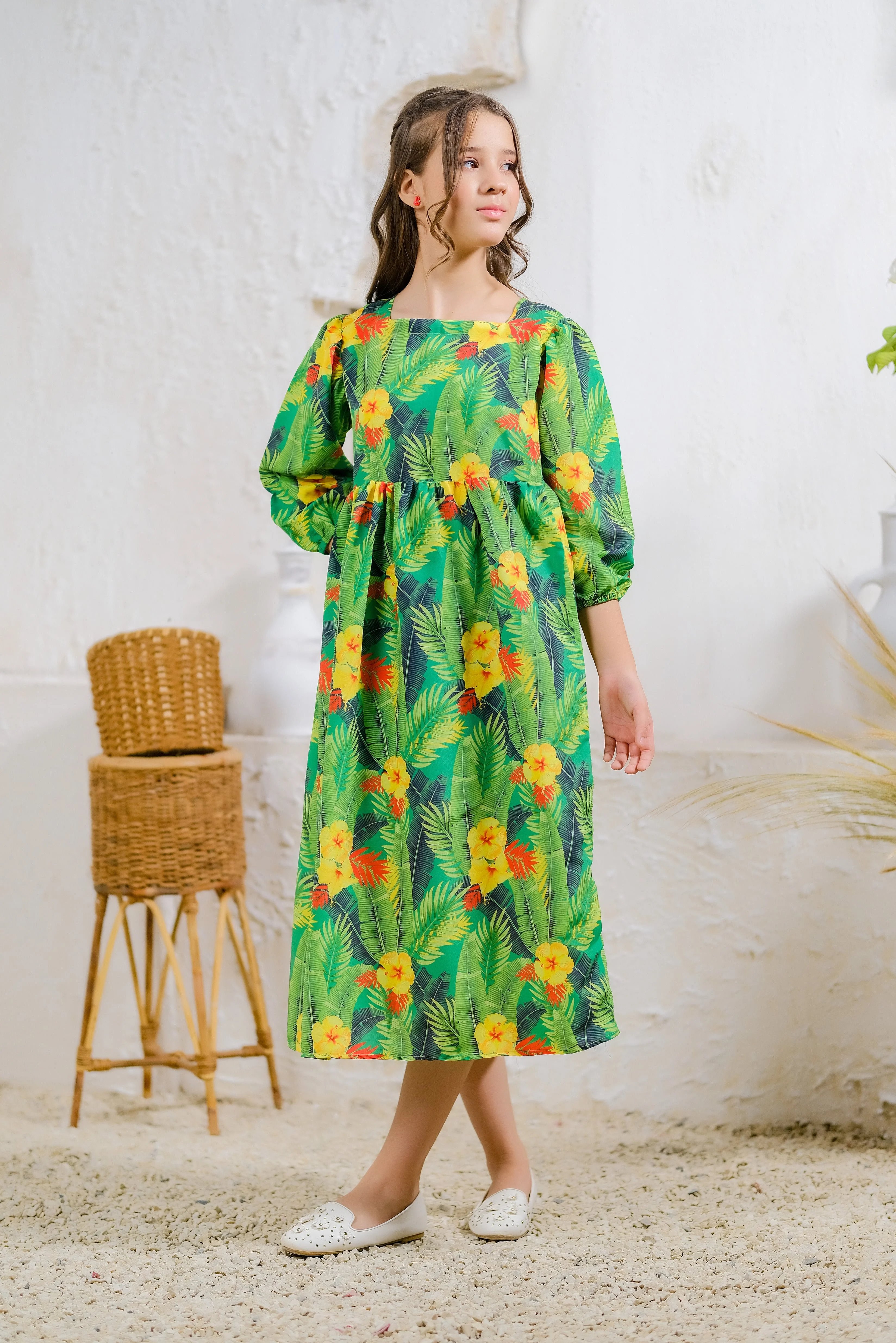 Sprinkles Stitched 1 Piece Summer Shirts Kids Suit-Tropical Paradise