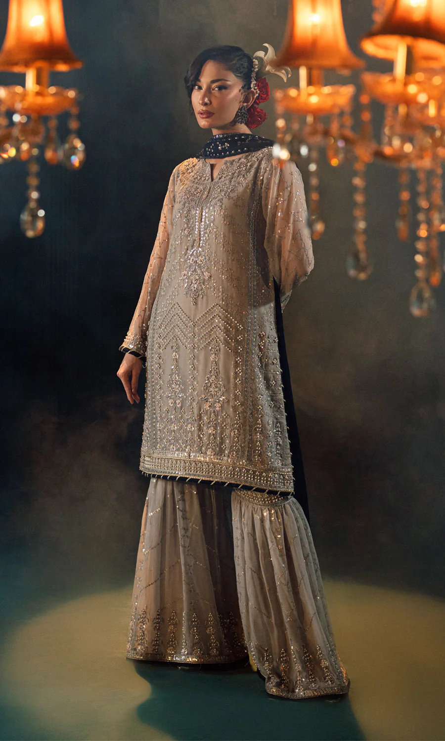 Elara By Shamooz Unstitched 3 Piece Formals Collection-Kubra SU-122 - Image 4