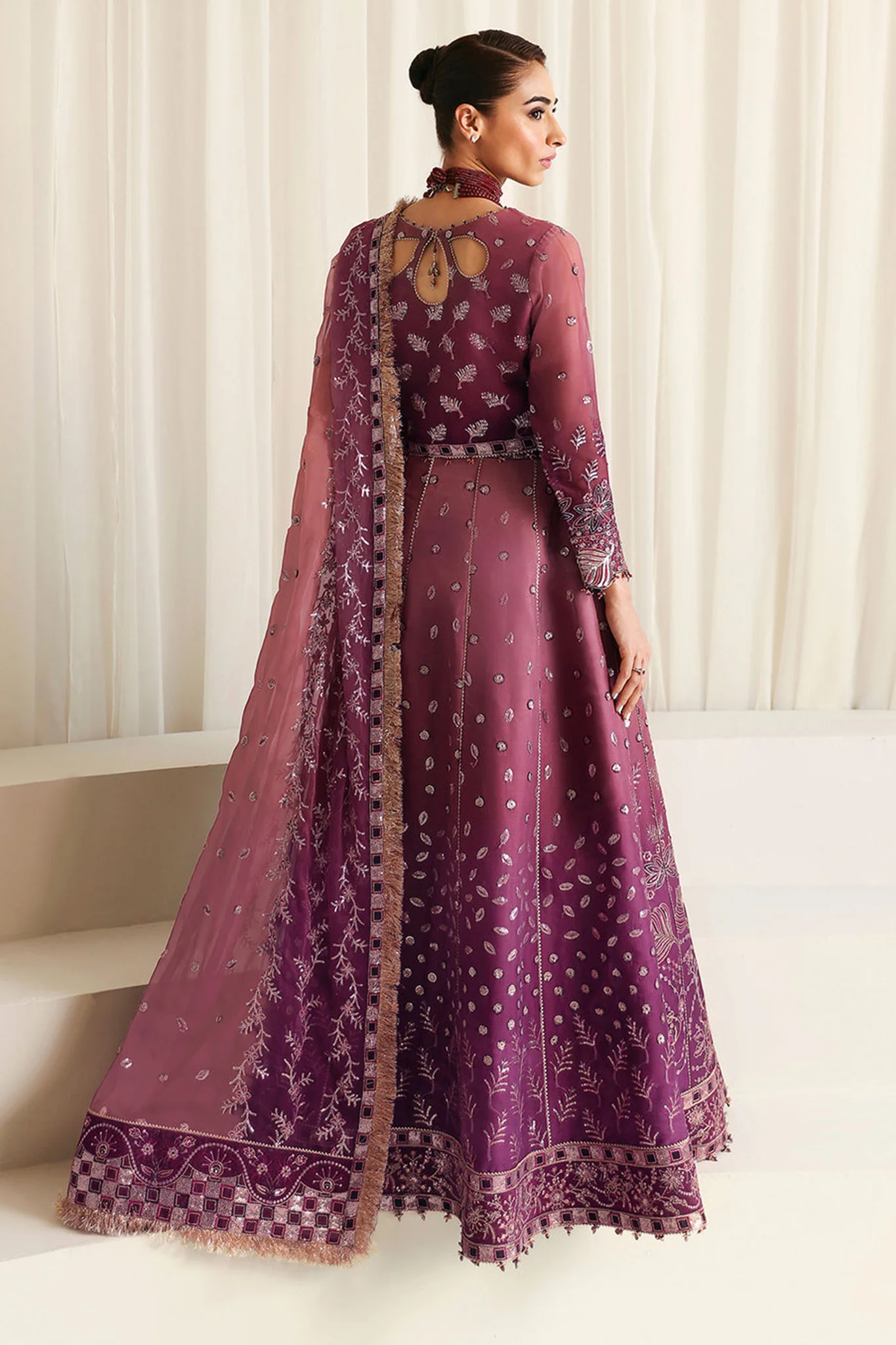 La Ruhe By Alizeh Unstitched 3 Piece Luxury Formals Suit-AF-2178-Opal - Image 3
