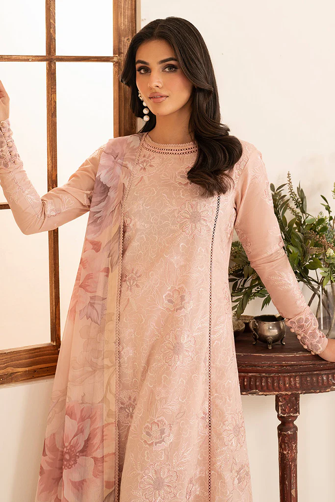 Lamhay By Zarif Unstitched 3 Piece Luxury Eid Lawn Collection-10-Areebah - Image 2