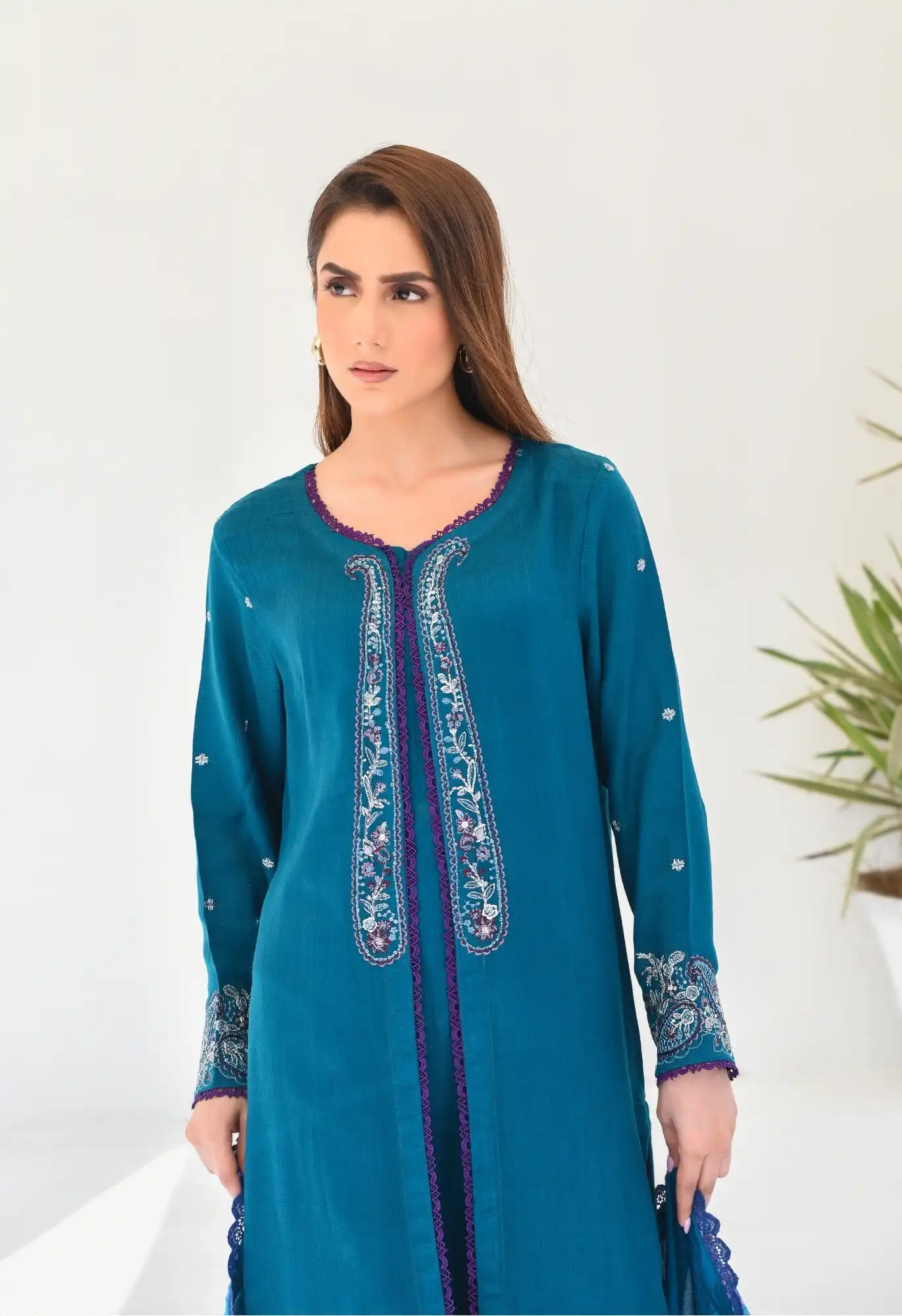 Dilkash By Inara Stitched 3 Piece Winter Suit-LAVANYA DR-08 - Image 4