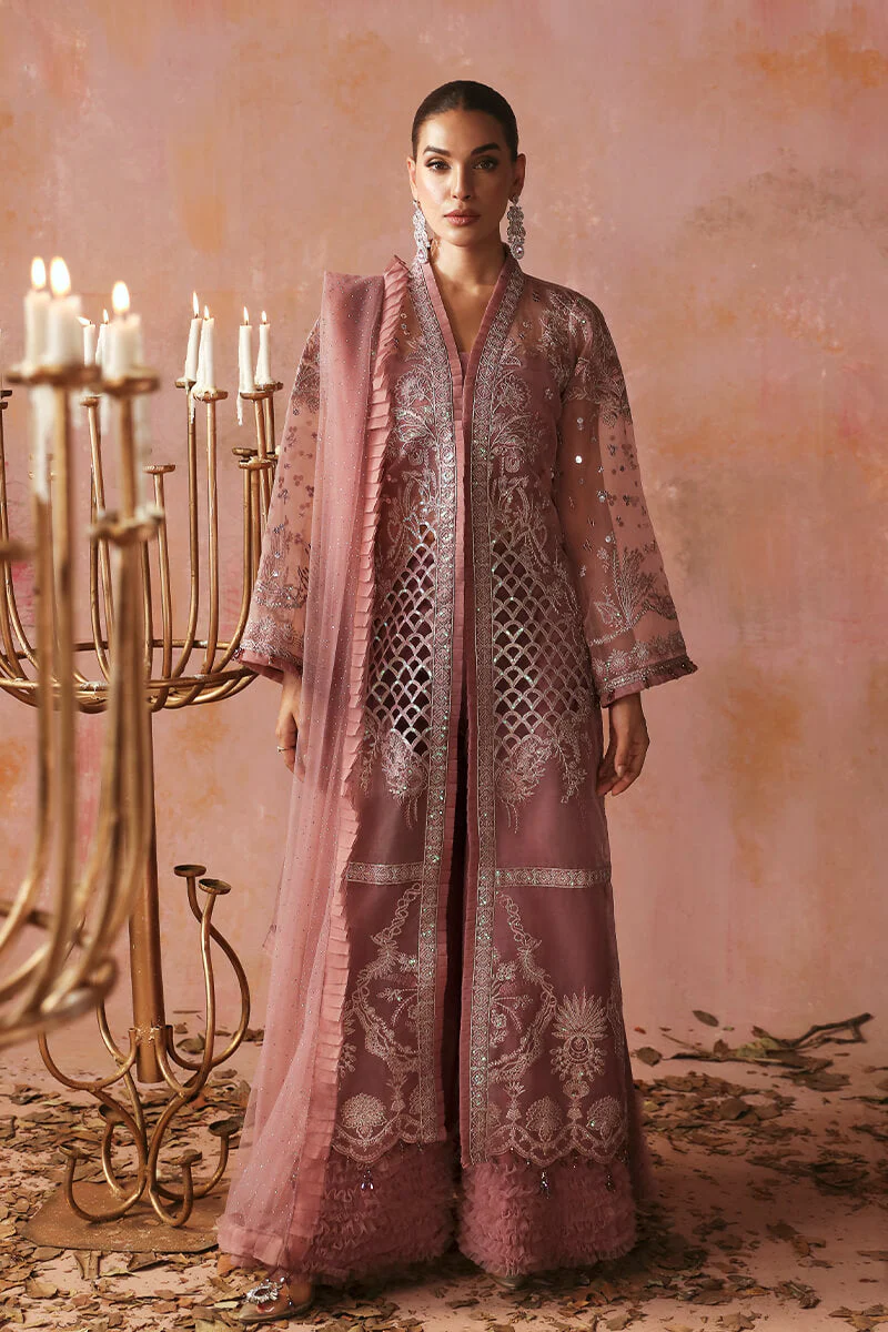 Tara By Sardinia Unstitched 3 Piece Wedding Collection-Lavender - Image 4