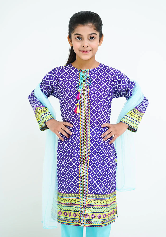 Ochre Clothing Lawn Digital Printed 3 Pc Suit - Image 2