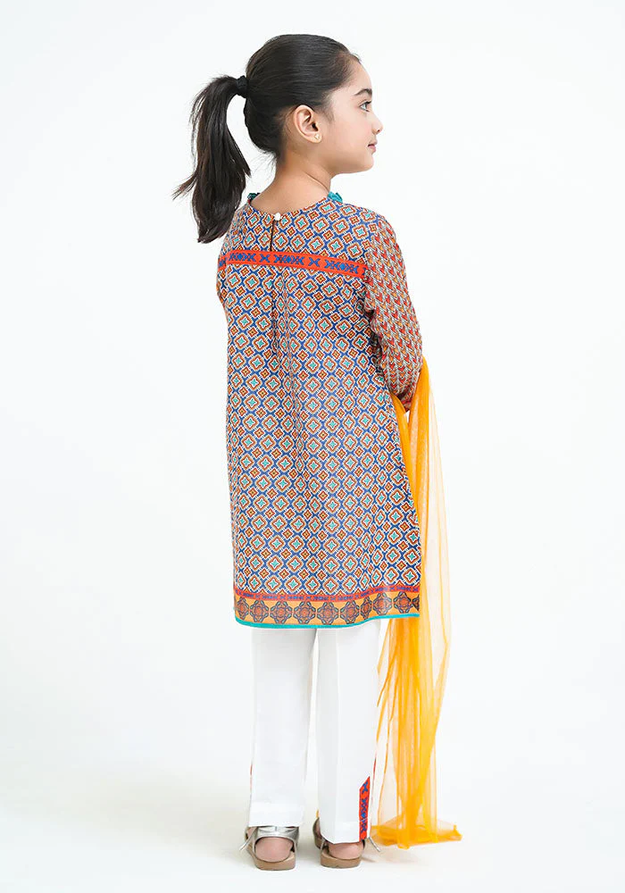 Ochre Clothing Lawn Digital Printed 3 Pc Suit - Image 9