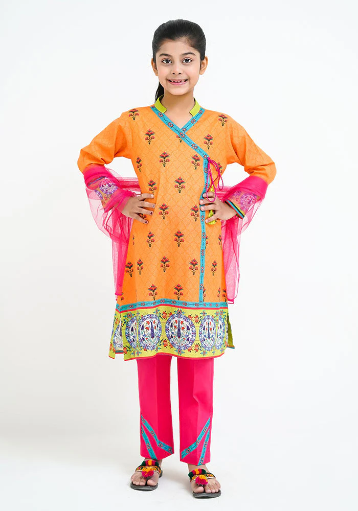 Ochre Clothing Lawn Digital Printed 3 Pc Suit