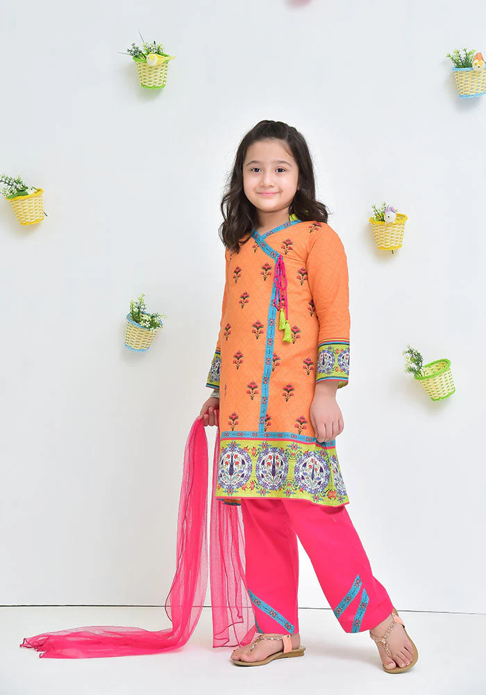 Ochre Clothing Lawn Digital Printed 3 Pc Suit - Image 5