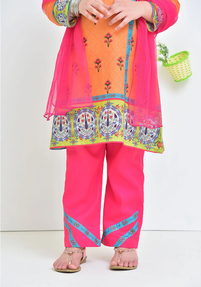 Ochre Clothing Lawn Digital Printed 3 Pc Suit - Image 7