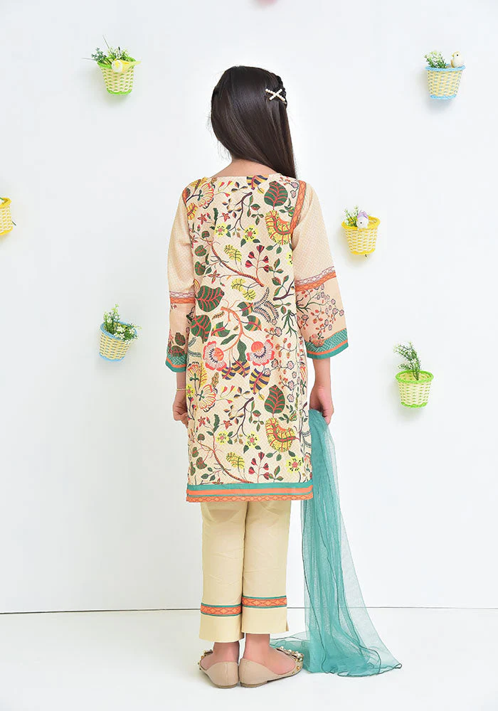 Ochre Clothing Lawn Digital Printed 3 Pc Suit - Image 8