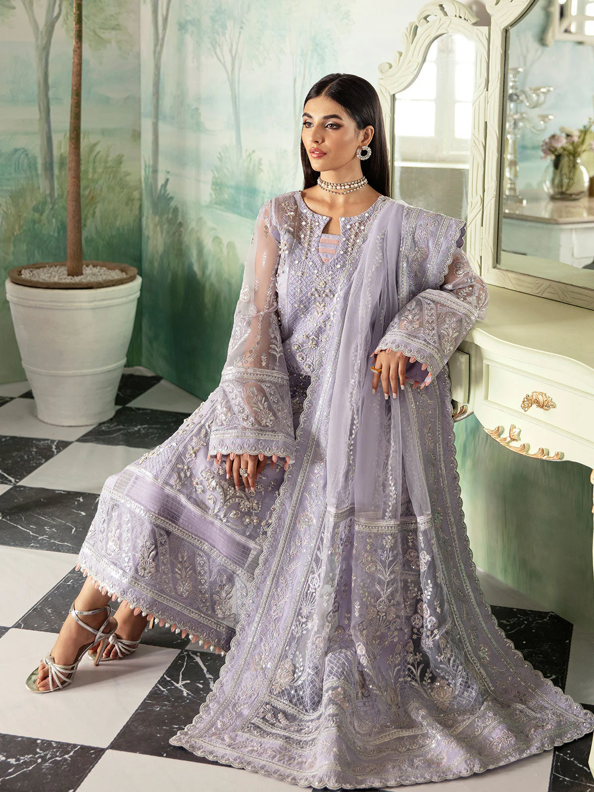 Gulaal Unstitched 3 Piece Luxury Pret Vol-02 Suit-Liana GL-LP-V2-17 - Image 4