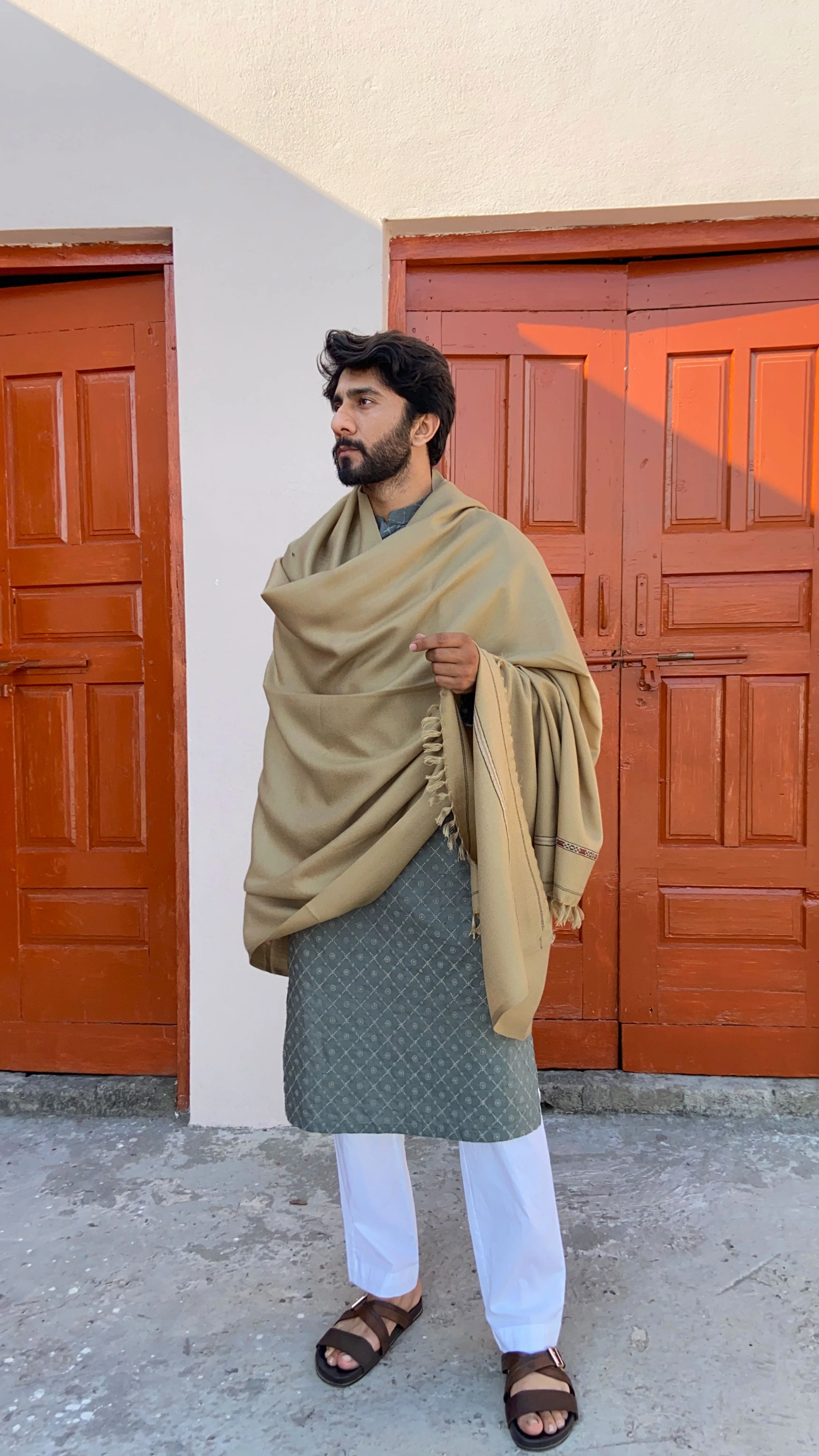 Kamaal Khan Light Weight Swati Dhussa Shawl For Men | Kamaal Khan Shawls - Image 20