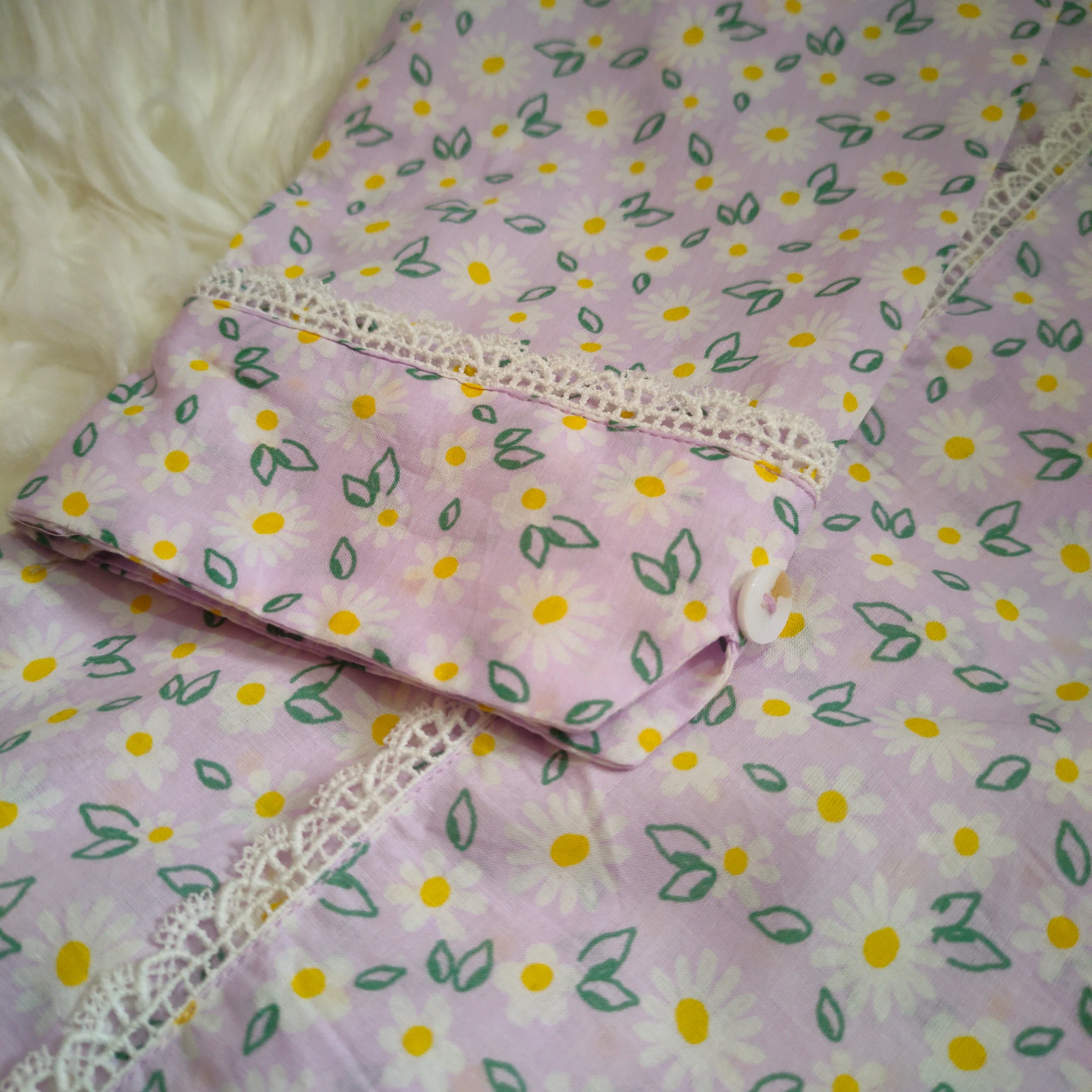 Hiba Fashion Lilac 2 pcs Lawn suit (FSB-006) - Image 3