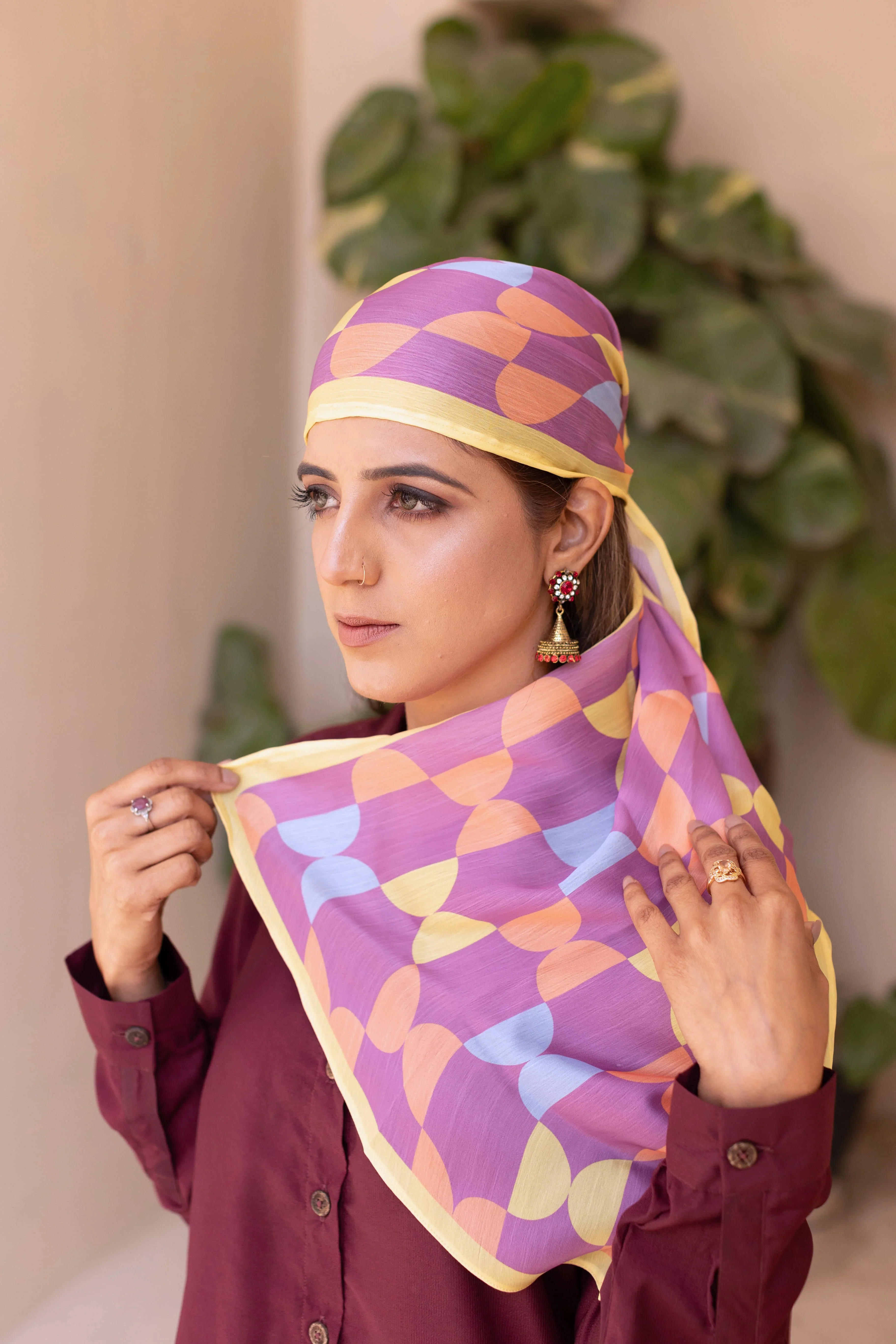 Dhaga Dupatta-Lilac Funky - Image 2