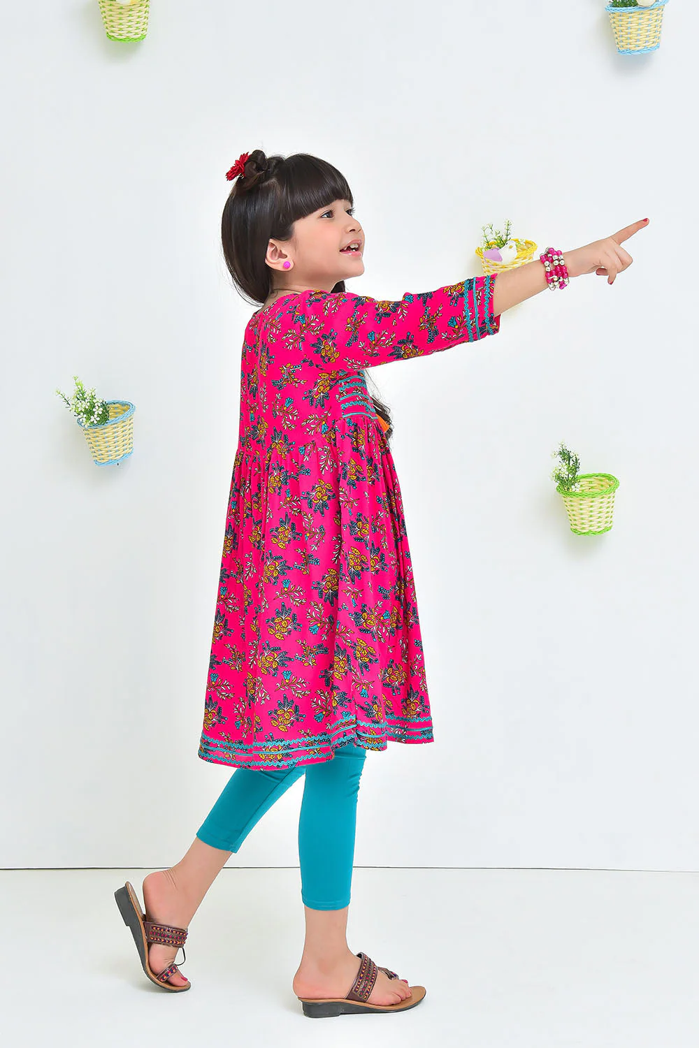 Ochre Clothing Linen Printed Top - Image 3