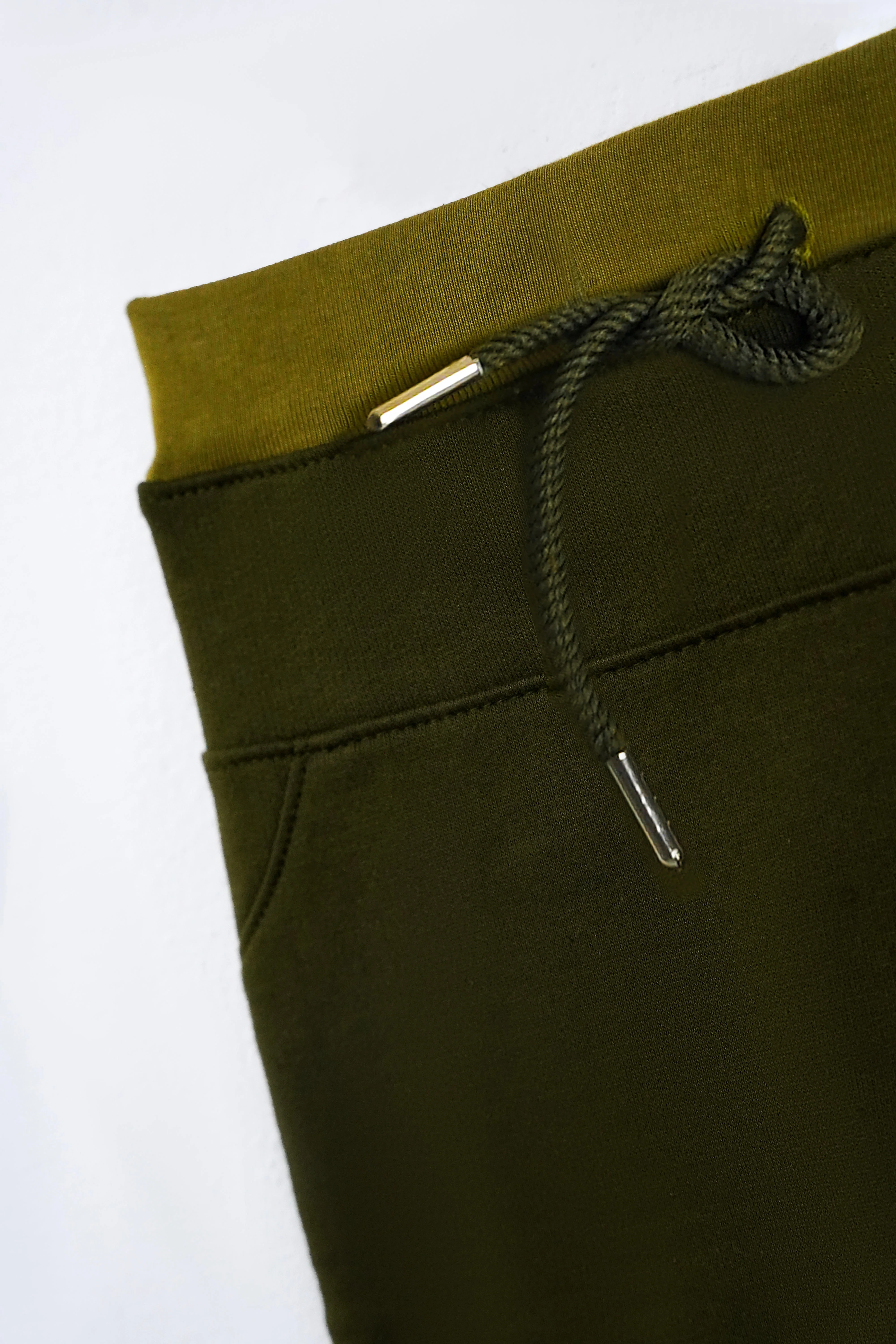 Little Bundles Stitched Kids Suit-Olive Romper Set - Image 6