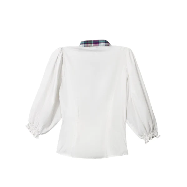Little Bundles Stitched Kids Suit-Snow Ribbon Shirt - Image 2