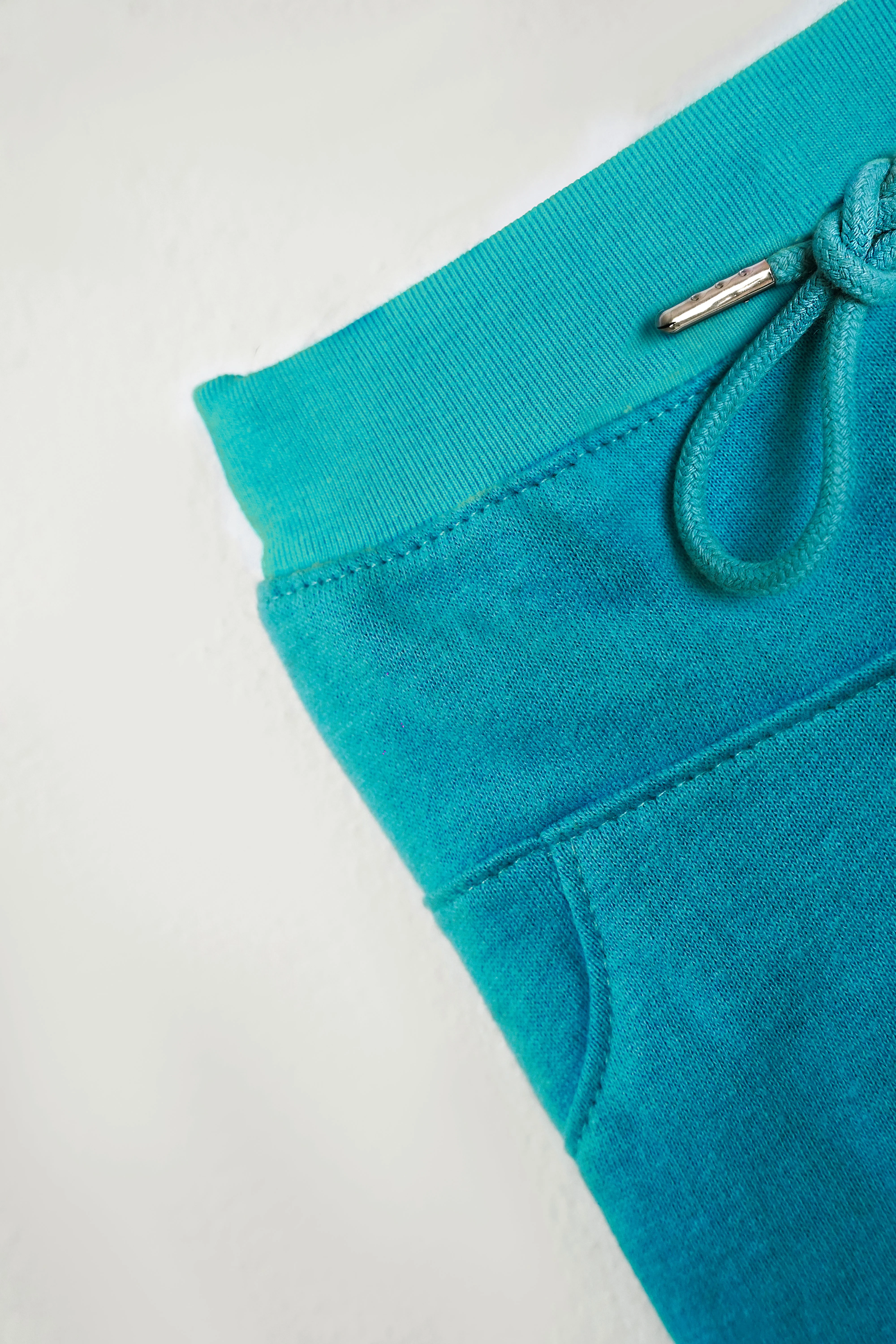 Little Bundles Stitched Kids Suit-Turquoise Romper - Image 6