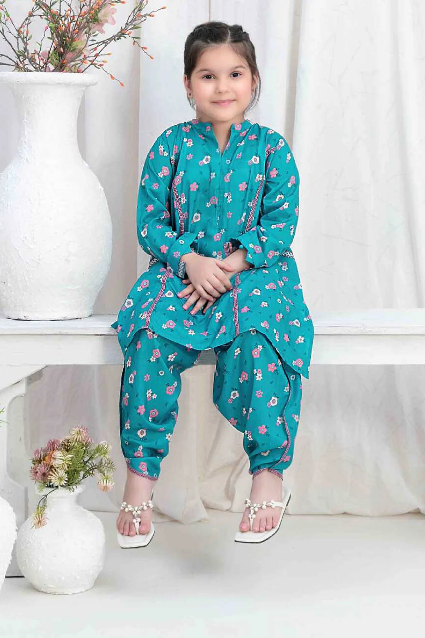 Little Dreamers By Tawakkal Stitched 2 Piece Digital Print Swiss Kids Suit-D-2575 - Image 5