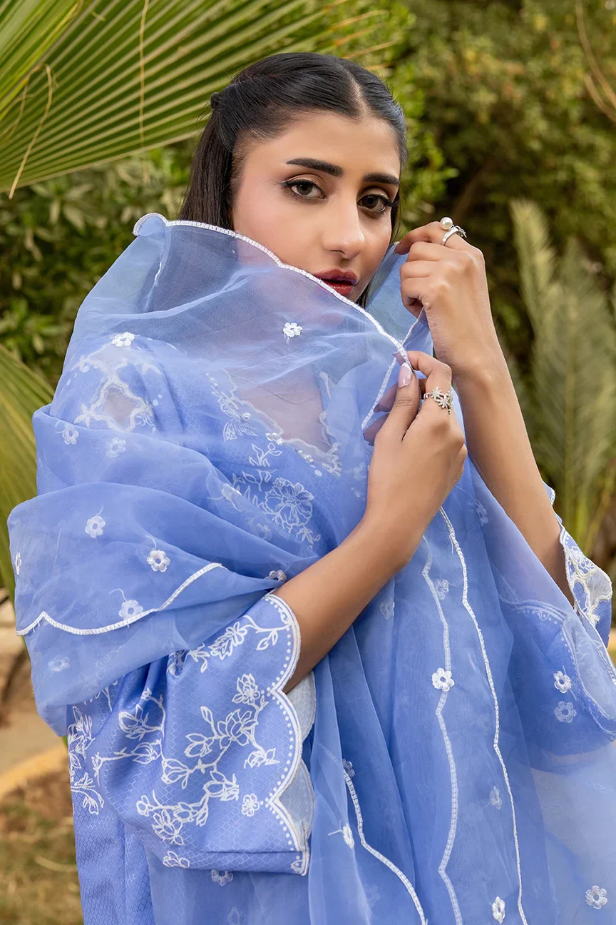 Dhaga Stitched 3 Piece Summer Suit-Loraine - Image 6