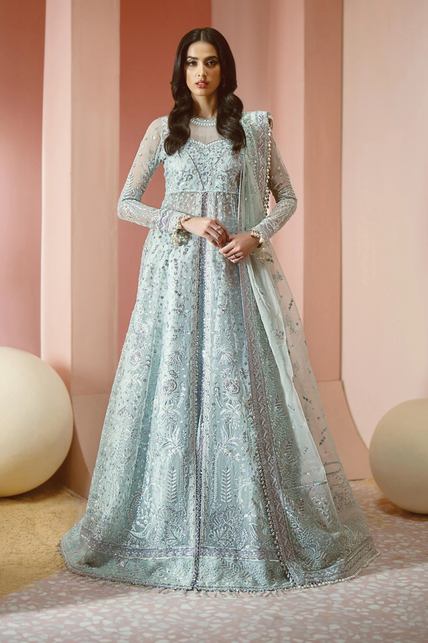 Luminara By Ayzel Unstitched 3 Piece Wedding Formals Suit-AWF-09-Talia