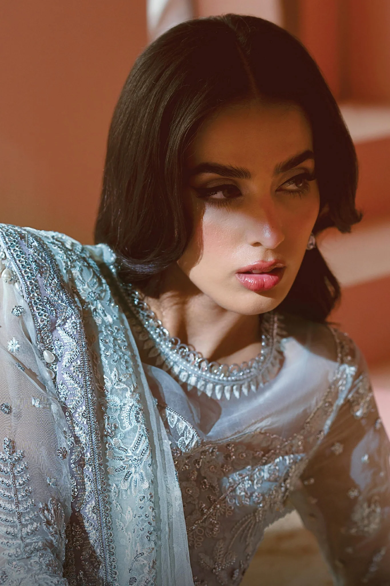 Luminara By Ayzel Unstitched 3 Piece Wedding Formals Suit-AWF-09-Talia - Image 2
