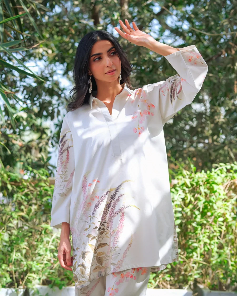 Amal Stitched 2 Piece Luxury Lawn Collection-Eve - Image 6