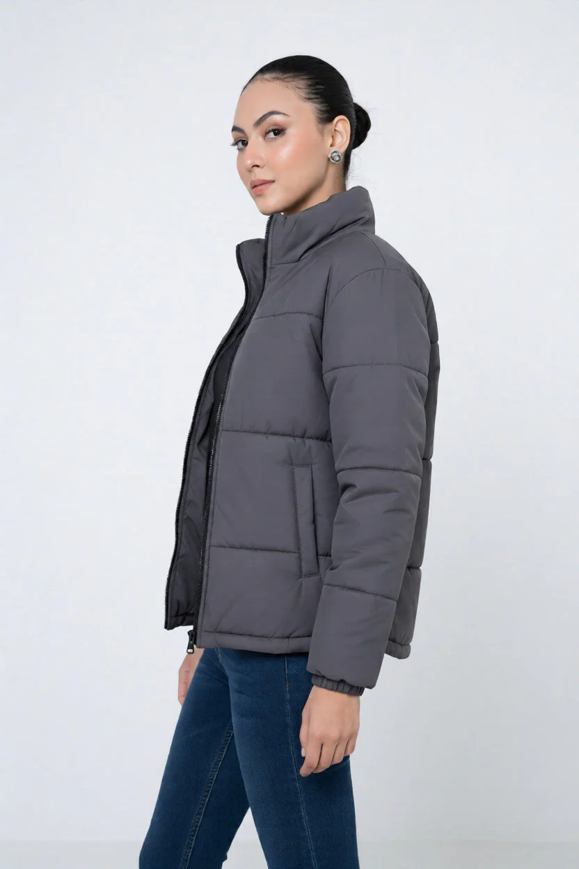 Winter Women Core By Suitsu Stitched Western Suit-LunaWarm Puffer - Image 3