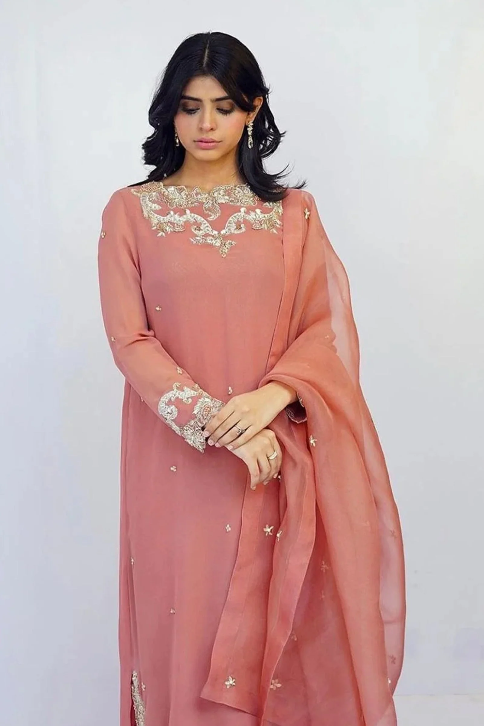 Mariam Malik Unstitched Luxury Formals Suit-Luxury Formals - 20 - Image 2
