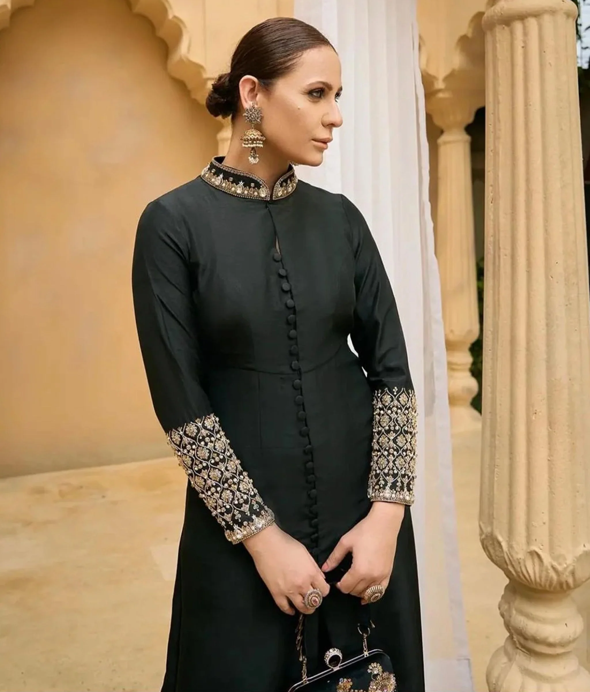 Mariam Malik Unstitched Luxury Formals Suit-Luxury Formals - 2 - Image 4