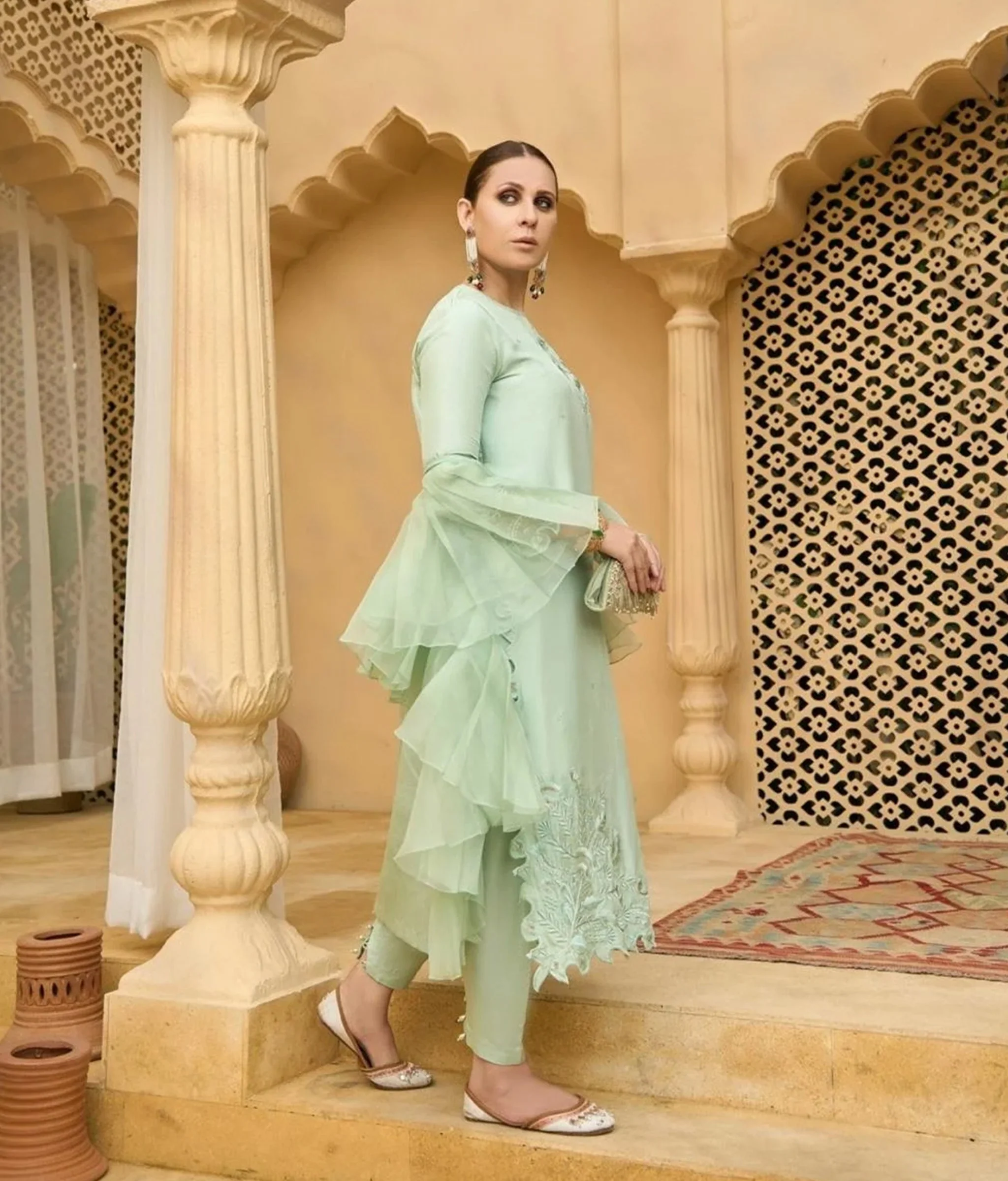 Mariam Malik Unstitched Luxury Formals Suit-Luxury Formals -5 - Image 3