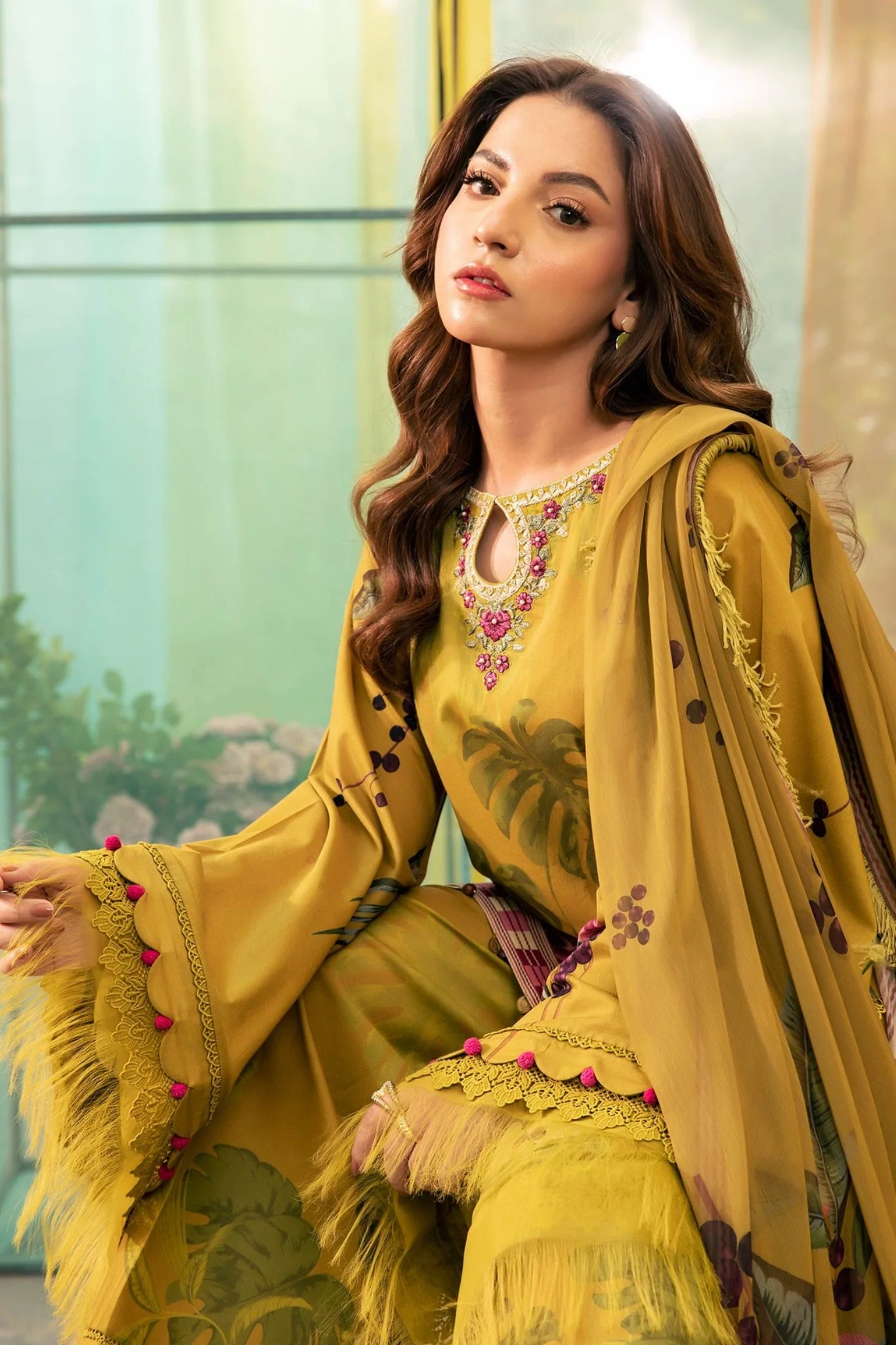 M.Basics By Maria B Unstitched 3 Piece Lawn Vol-01 Collection-10-A - Image 2