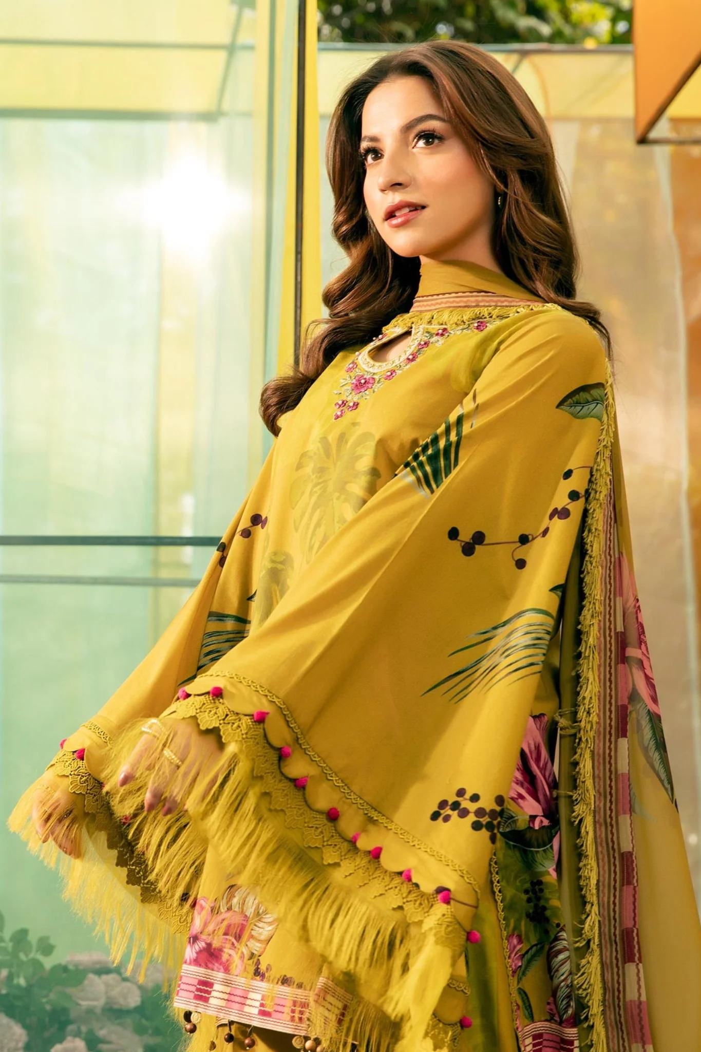 M.Basics By Maria B Unstitched 3 Piece Lawn Vol-01 Collection-10-A - Image 3