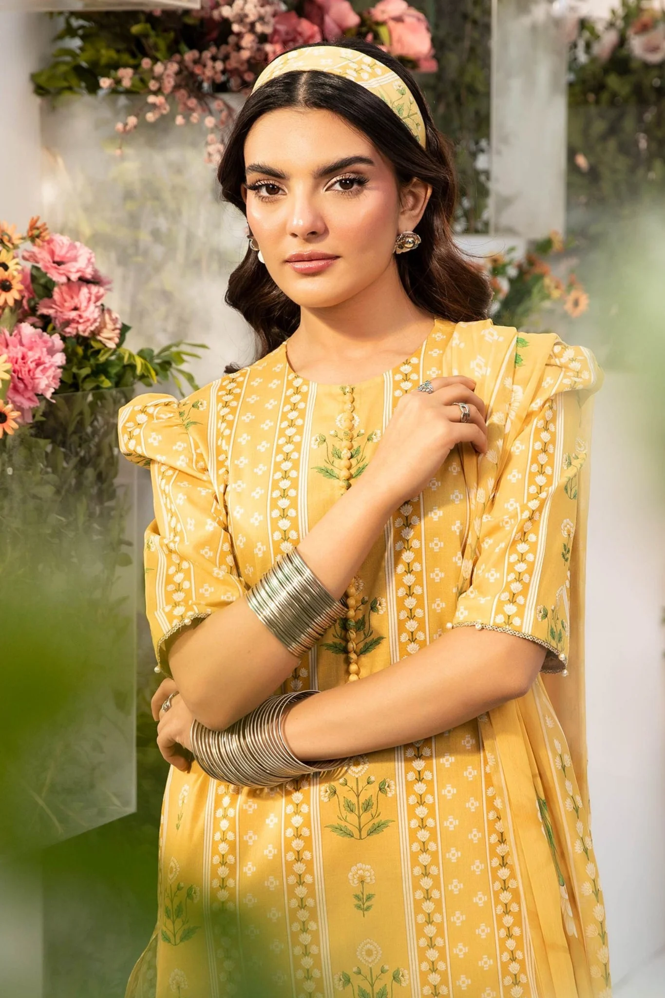 M.Basics By Maria B Unstitched 3 Piece Lawn Vol-01 Collection-11-A - Image 2