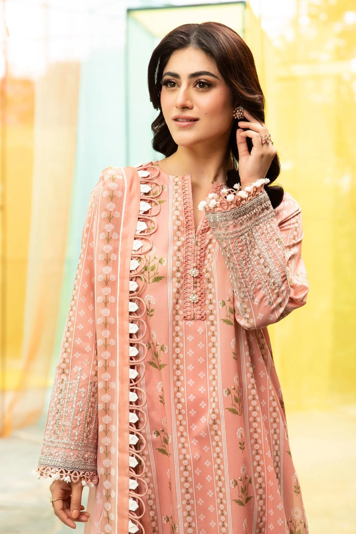 M.Basics By Maria B Unstitched 3 Piece Lawn Vol-01 Collection-11-B - Image 2