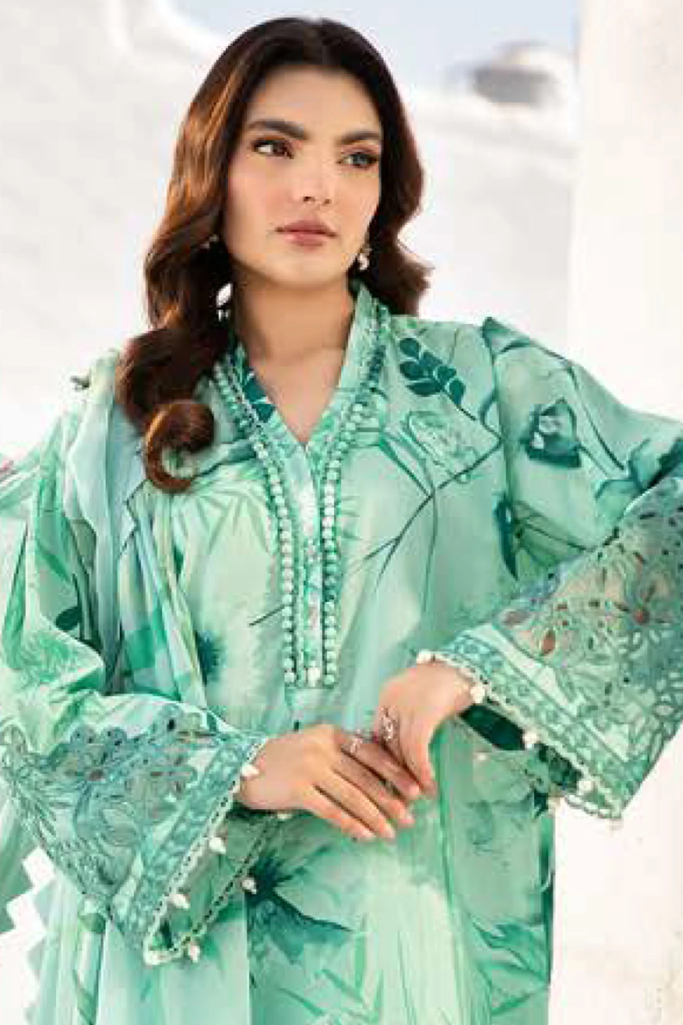 M.Basics By Maria B Unstitched 3 Piece Lawn Vol-01 Collection-13-A - Image 3