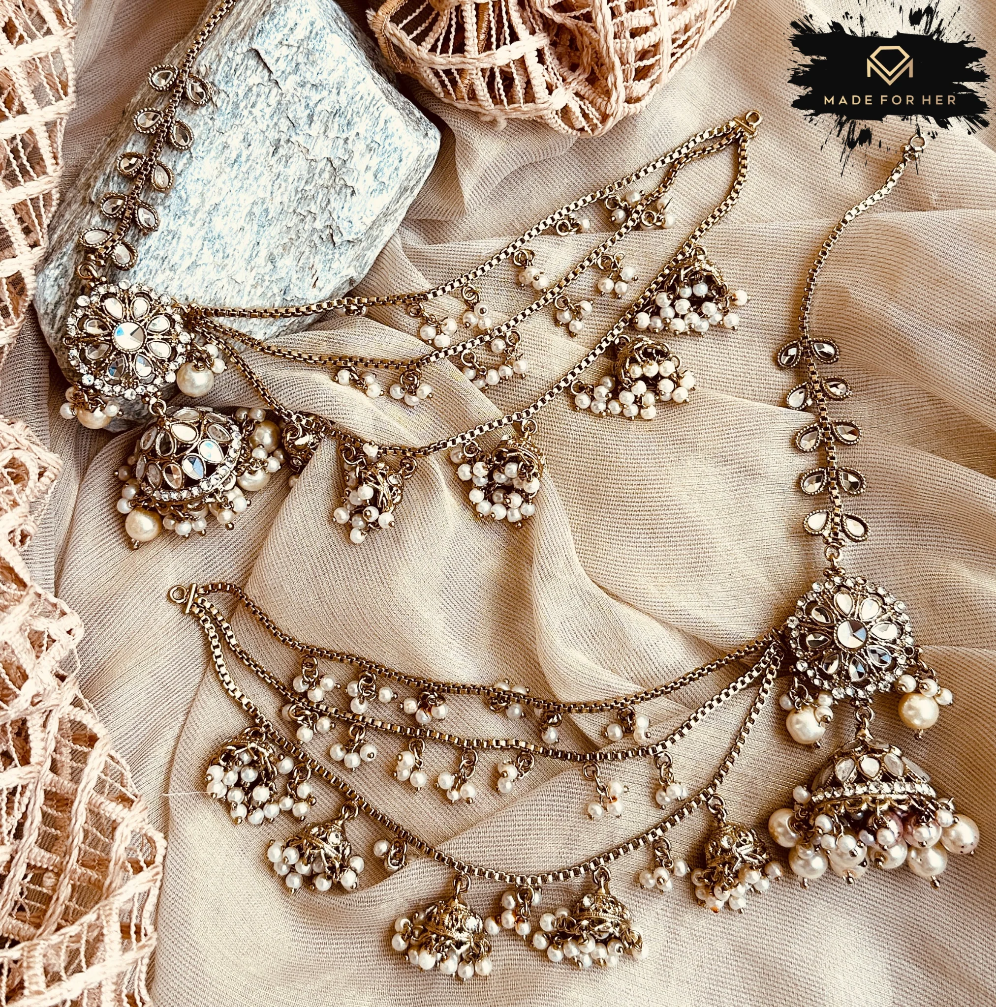 Made For Her-Aaria Drops Sahara Jhumkis - WM1120 - Image 2