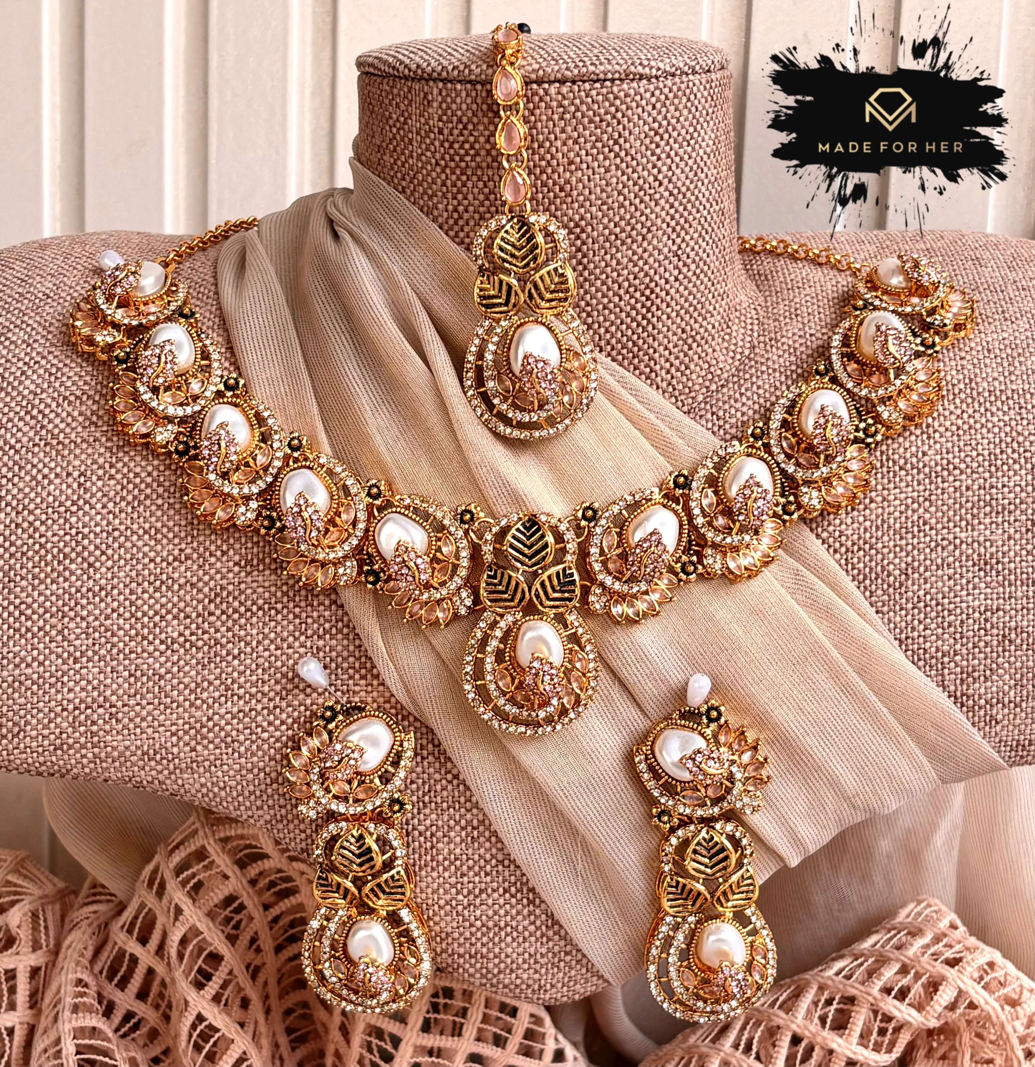 Made For Her-Afsana Necklace Set - KSH1101 - Image 3