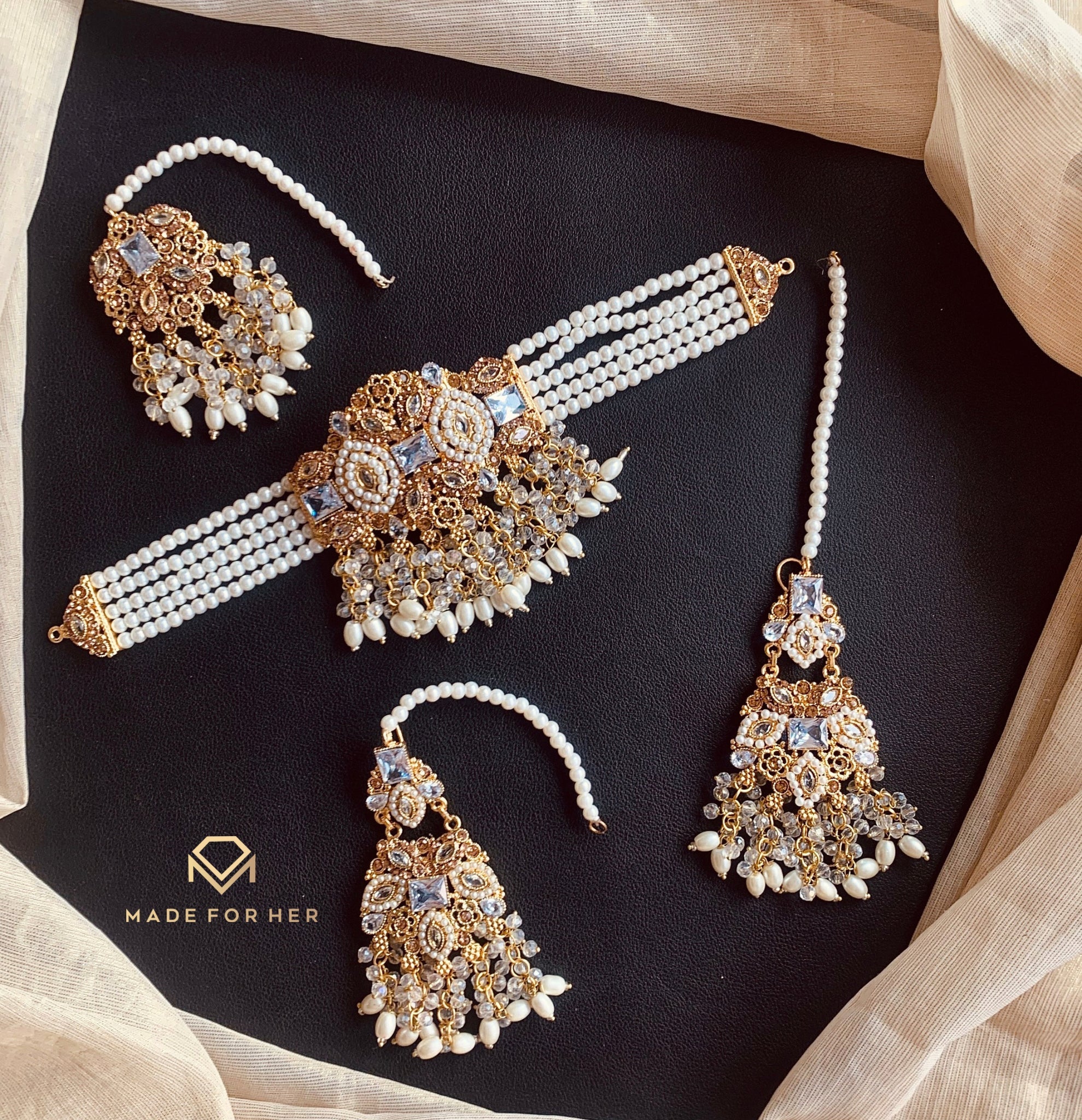 Made For Her-Delicate Choker Set - KAHD246 - Image 6