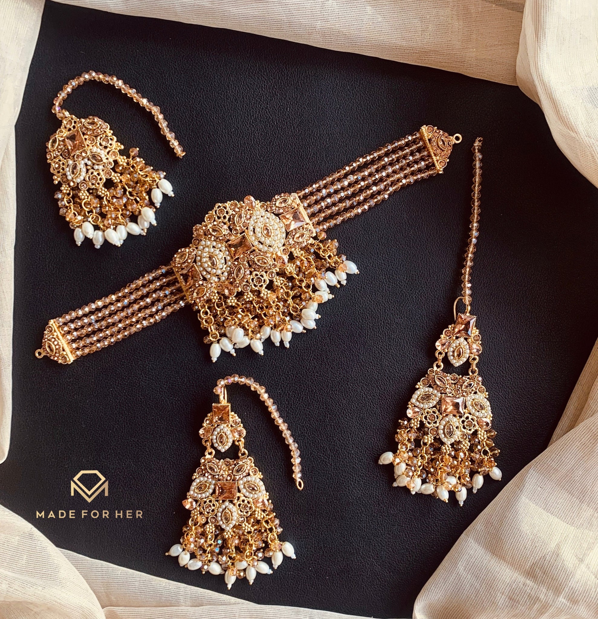 Made For Her-Delicate Choker Set - KAHD246 - Image 7
