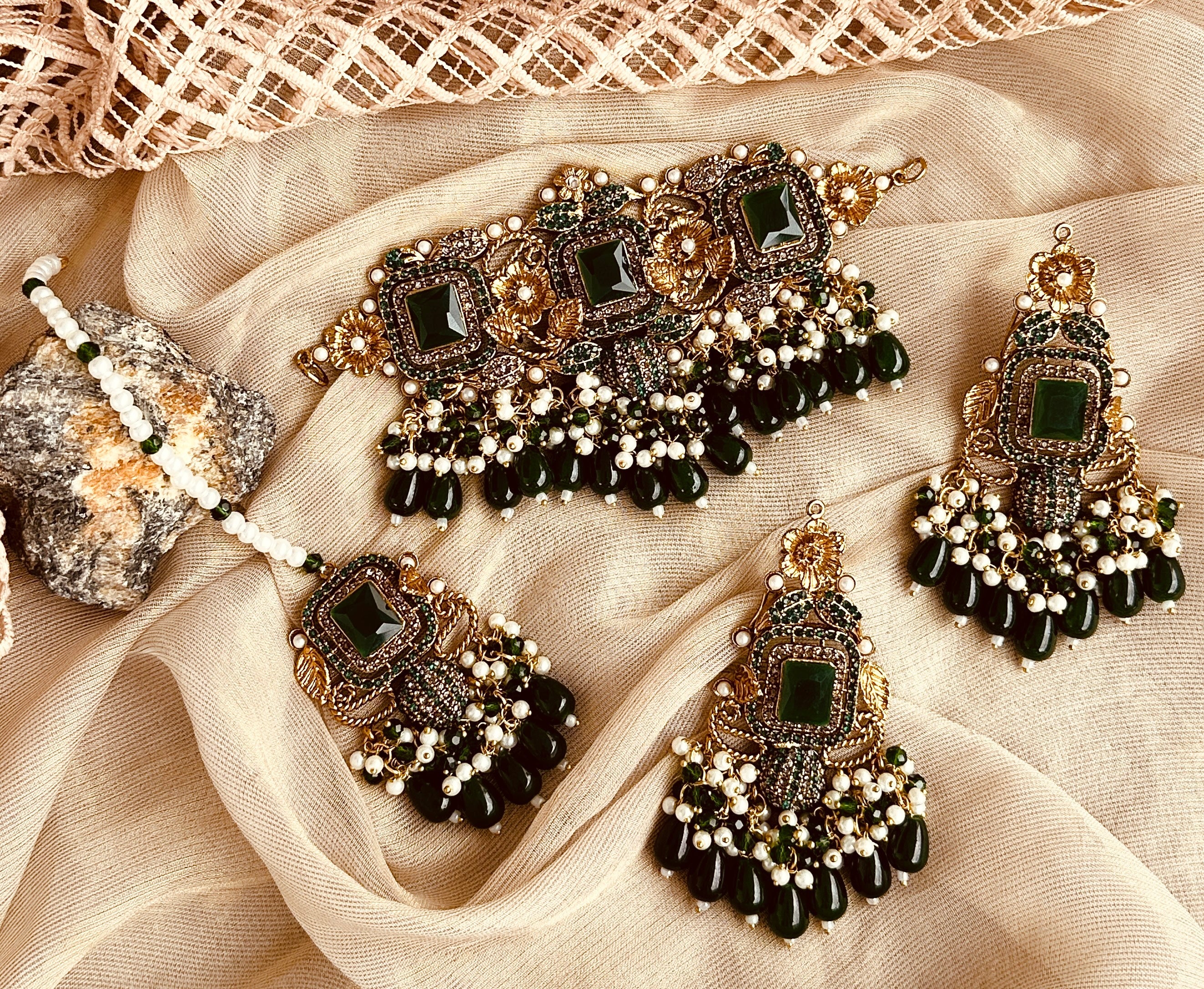 Made For Her-Elysia Statement Choker Set - KAHD1028 - Image 3