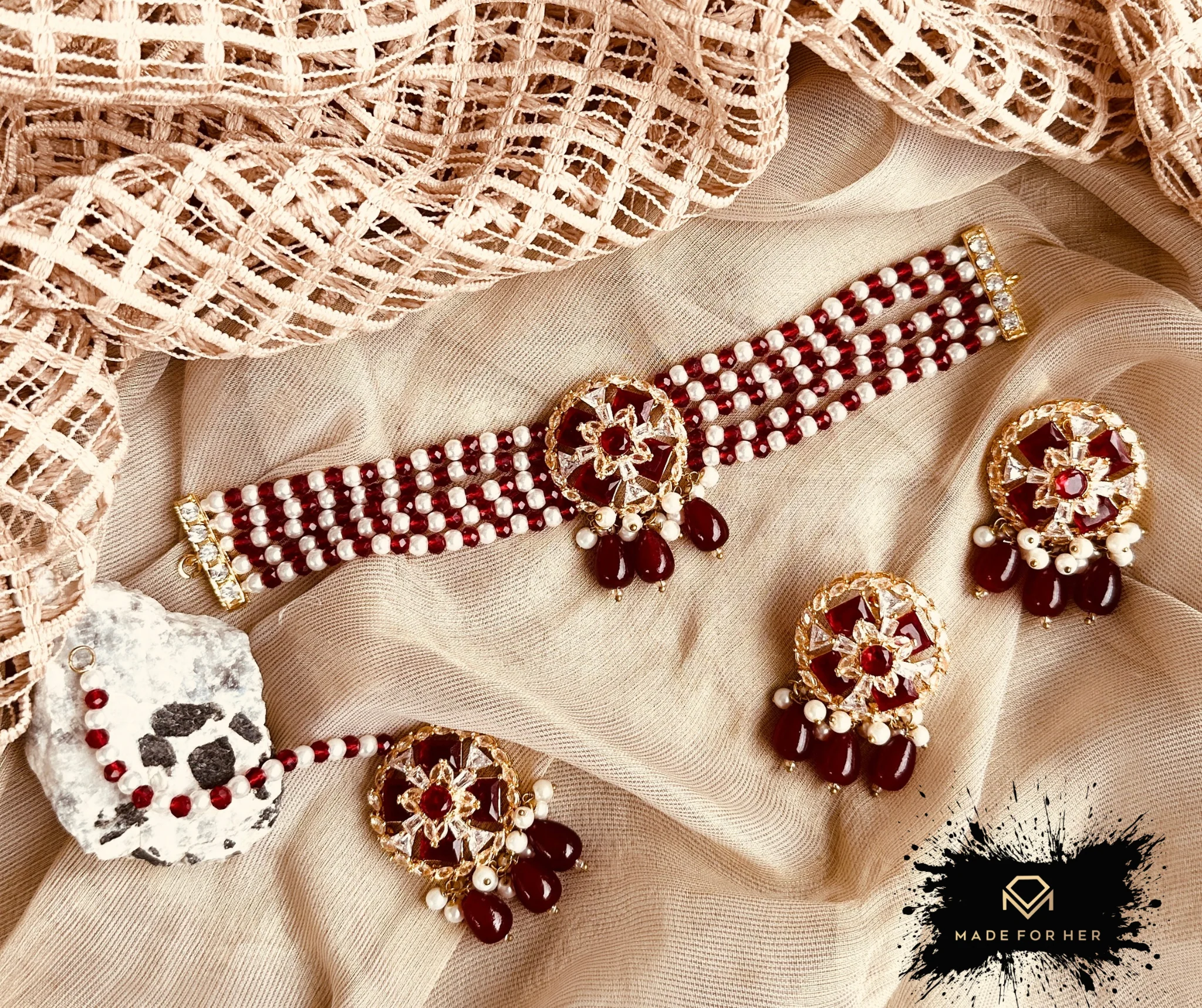 Made For Her-Novara Choker Set - KSH1026 - Image 3