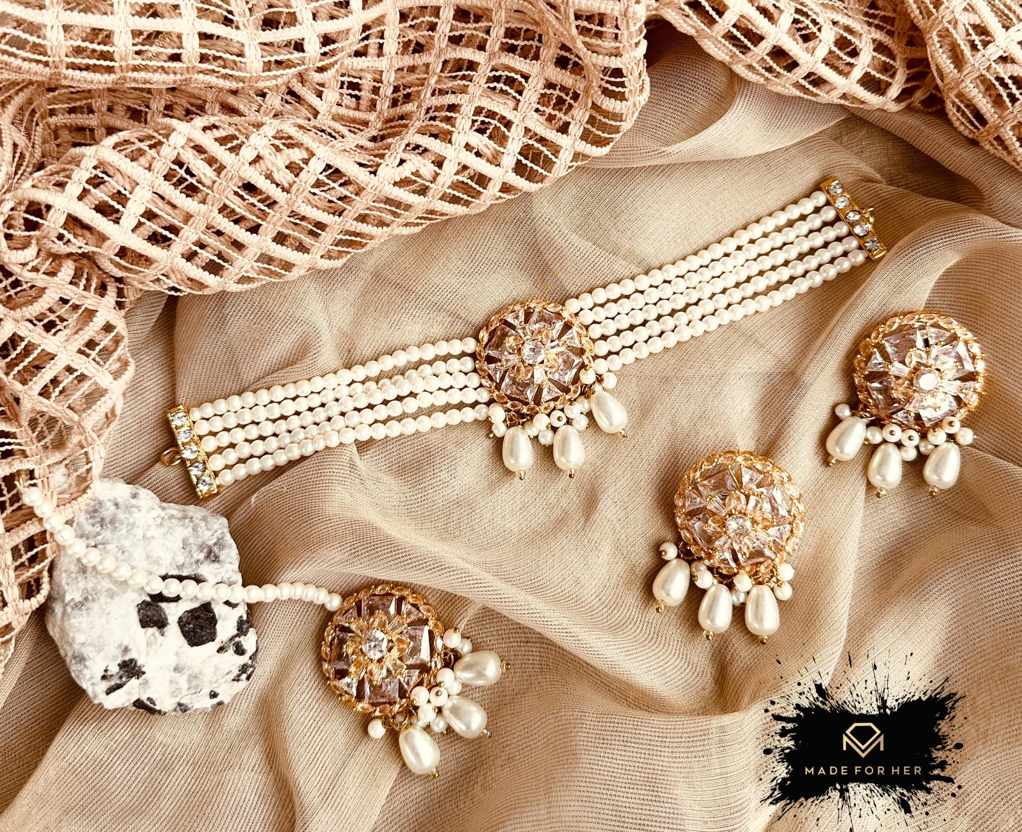 Made For Her-Novara Choker Set - KSH1026 - Image 6