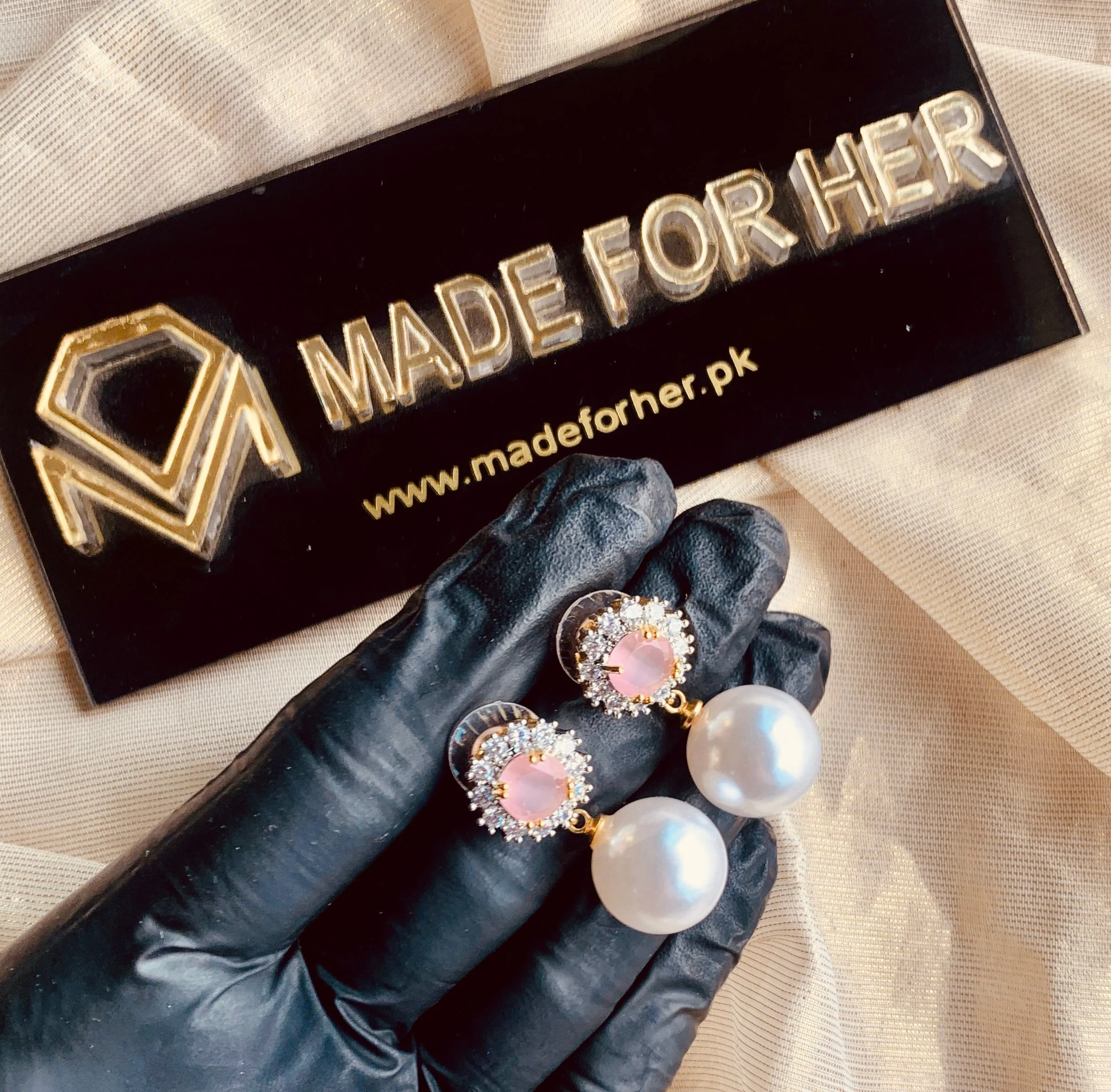 Made For Her-Pearly Earings - KAHD121 - Image 5