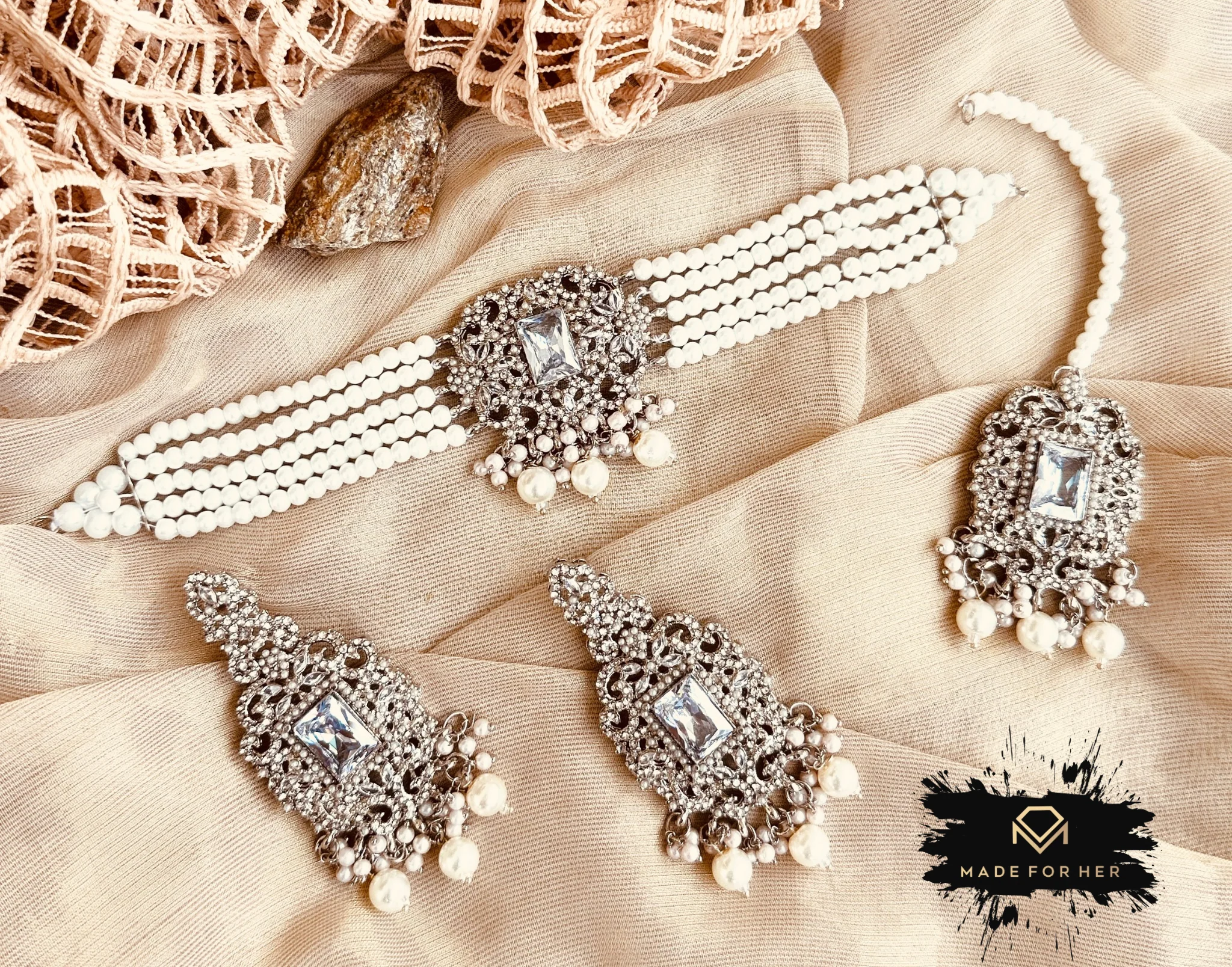 Made For Her-Sahiba Choker Set - KID1010 - Image 2