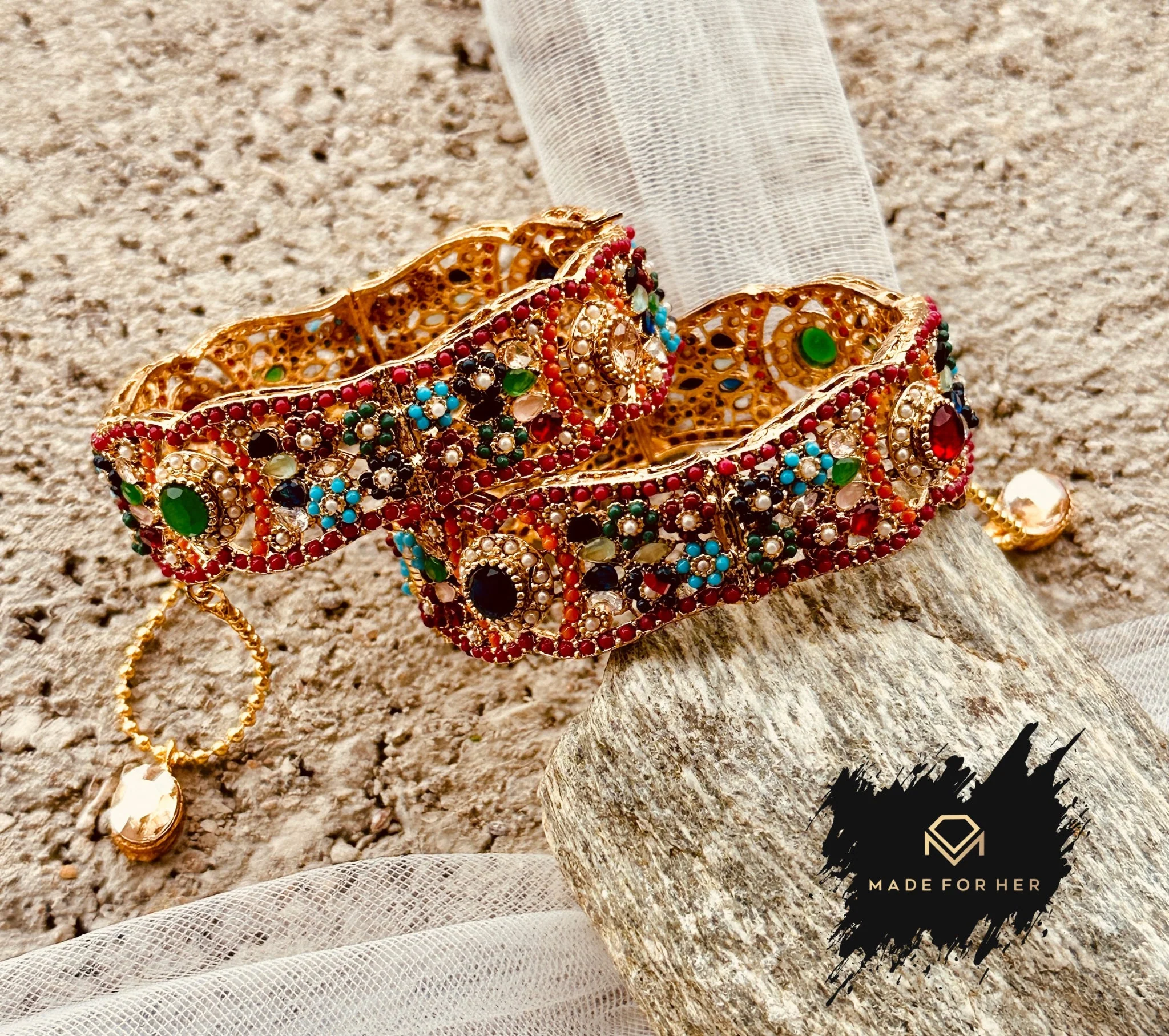 Made For Her-Serenity Stacked Bangles - KSH012 - Image 4