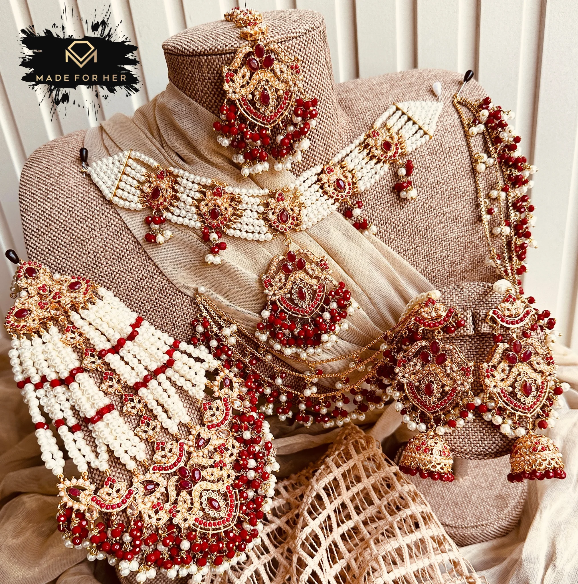 Made For Her-Shehnai Royale Bridal Set - KAHD1069 - Image 2
