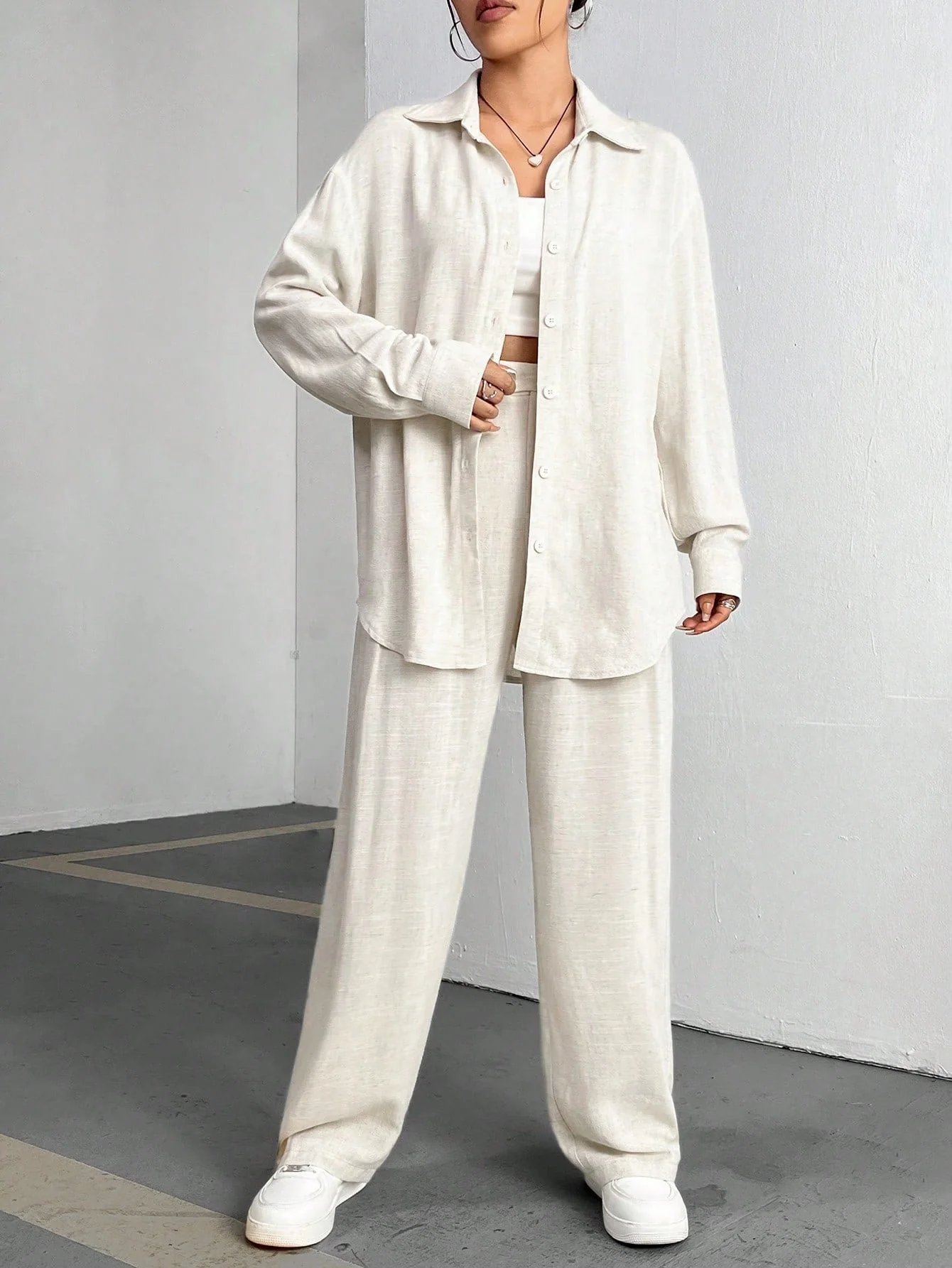 Siwaey by Madiha Gohar Stitched Western Suit-Amira Co Ord Set - Image 2